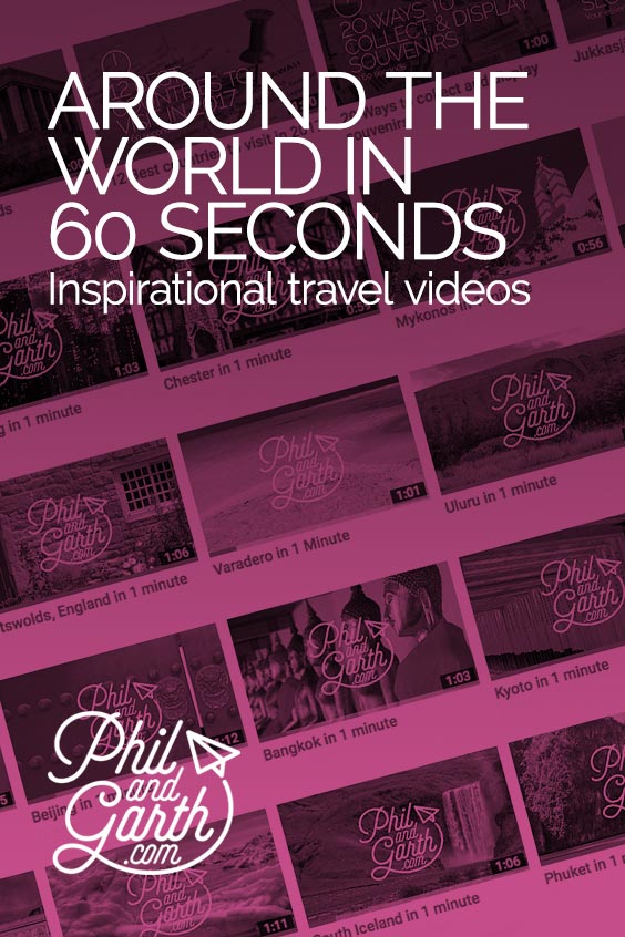Need some quick travel inspiration? Watch our 60 second travel guides