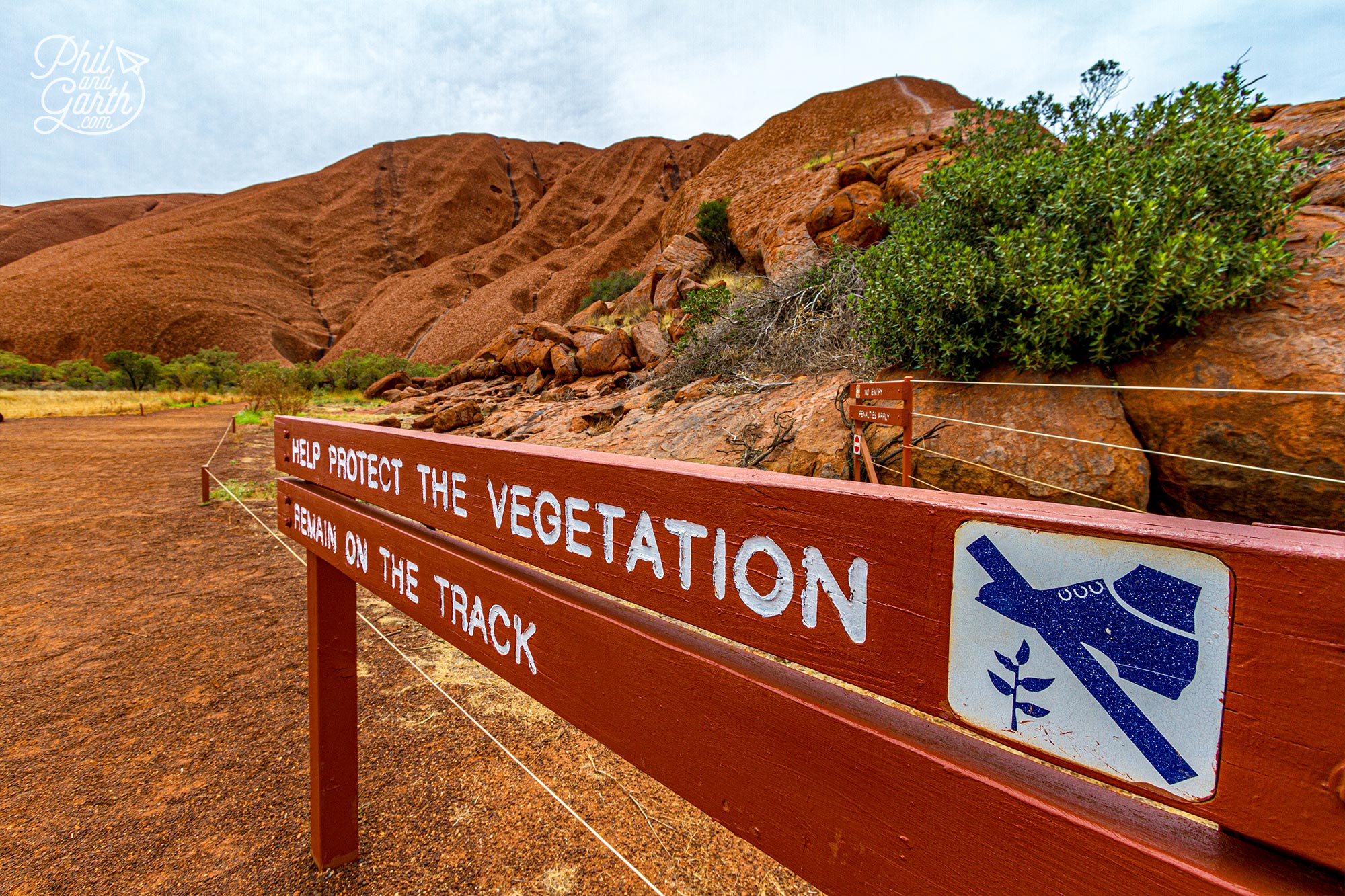 From the Mala car park take the 6 mile circular base walk around Uluru