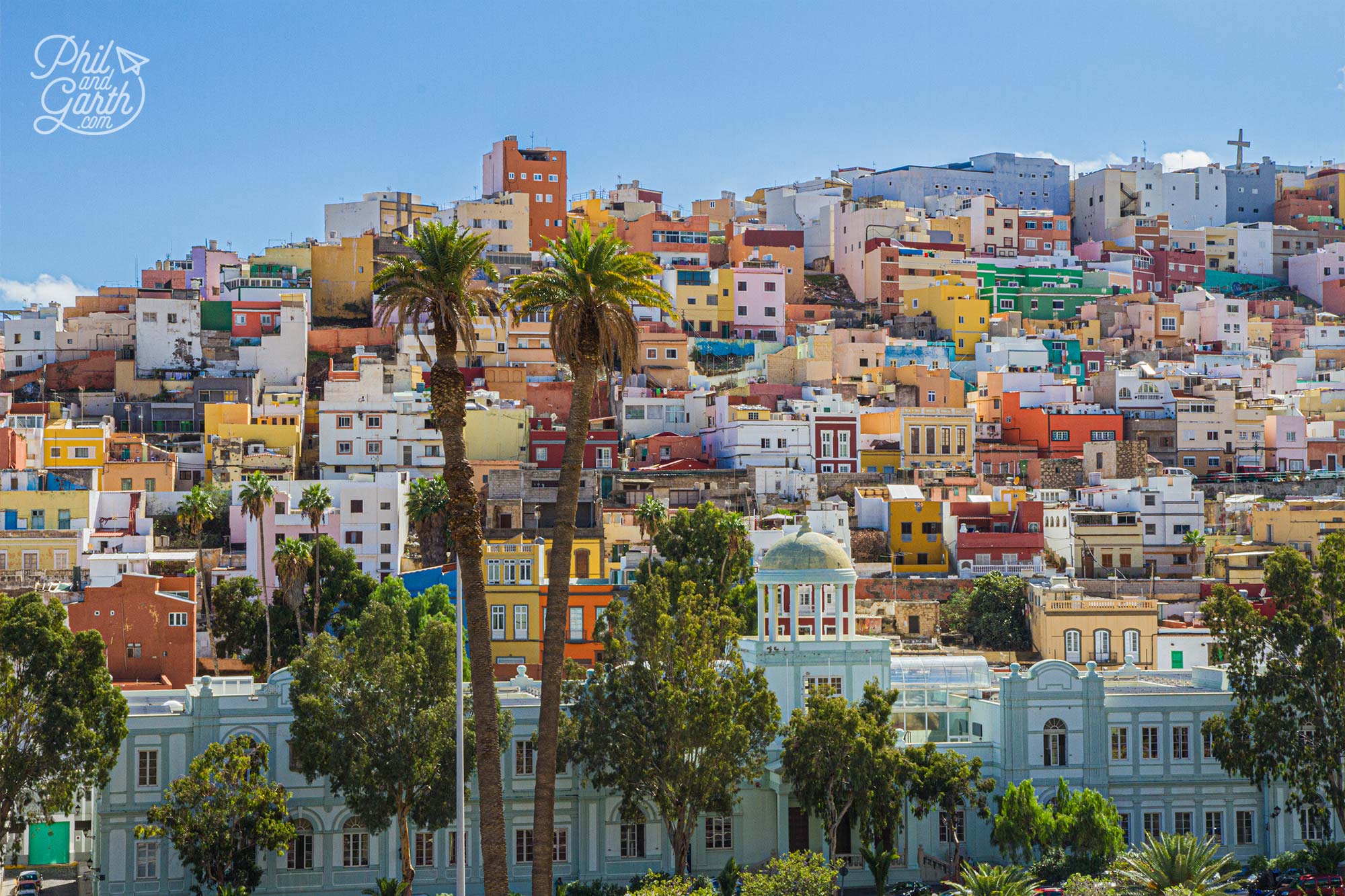 Las Palmas colourful homes