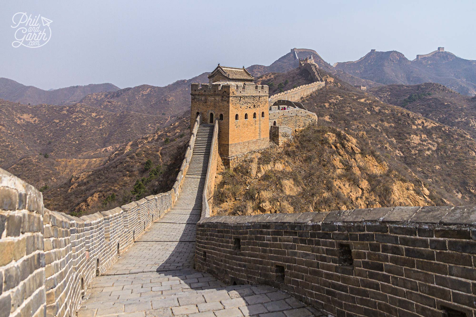 Jinshanling is a quieter part of the Great Wall of China