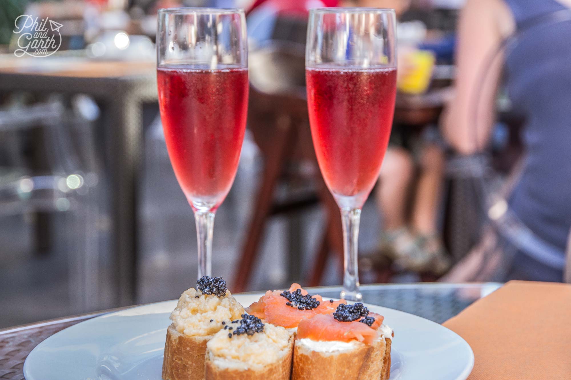 Pink champagne and caviar for breakfast - oh go on then!