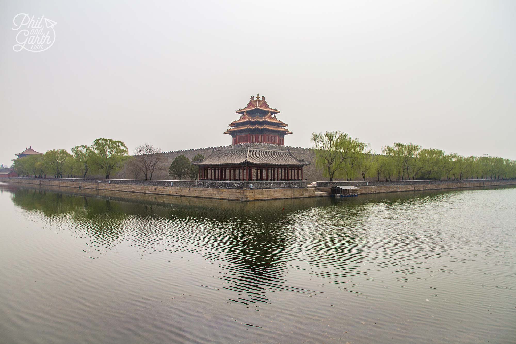 The exterior walls of The Forbidden City
