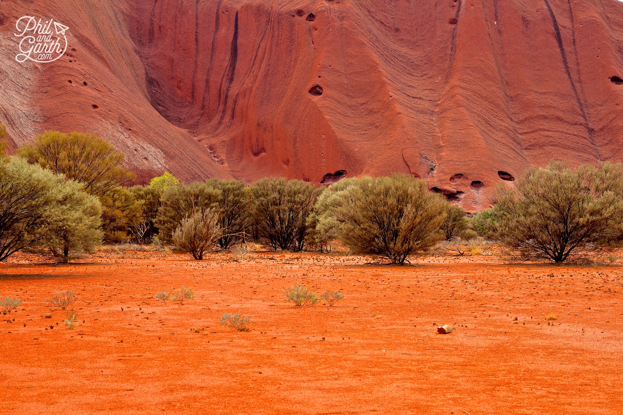 The fabulous colour palette or earthy reds and oranges change hues throughout the day