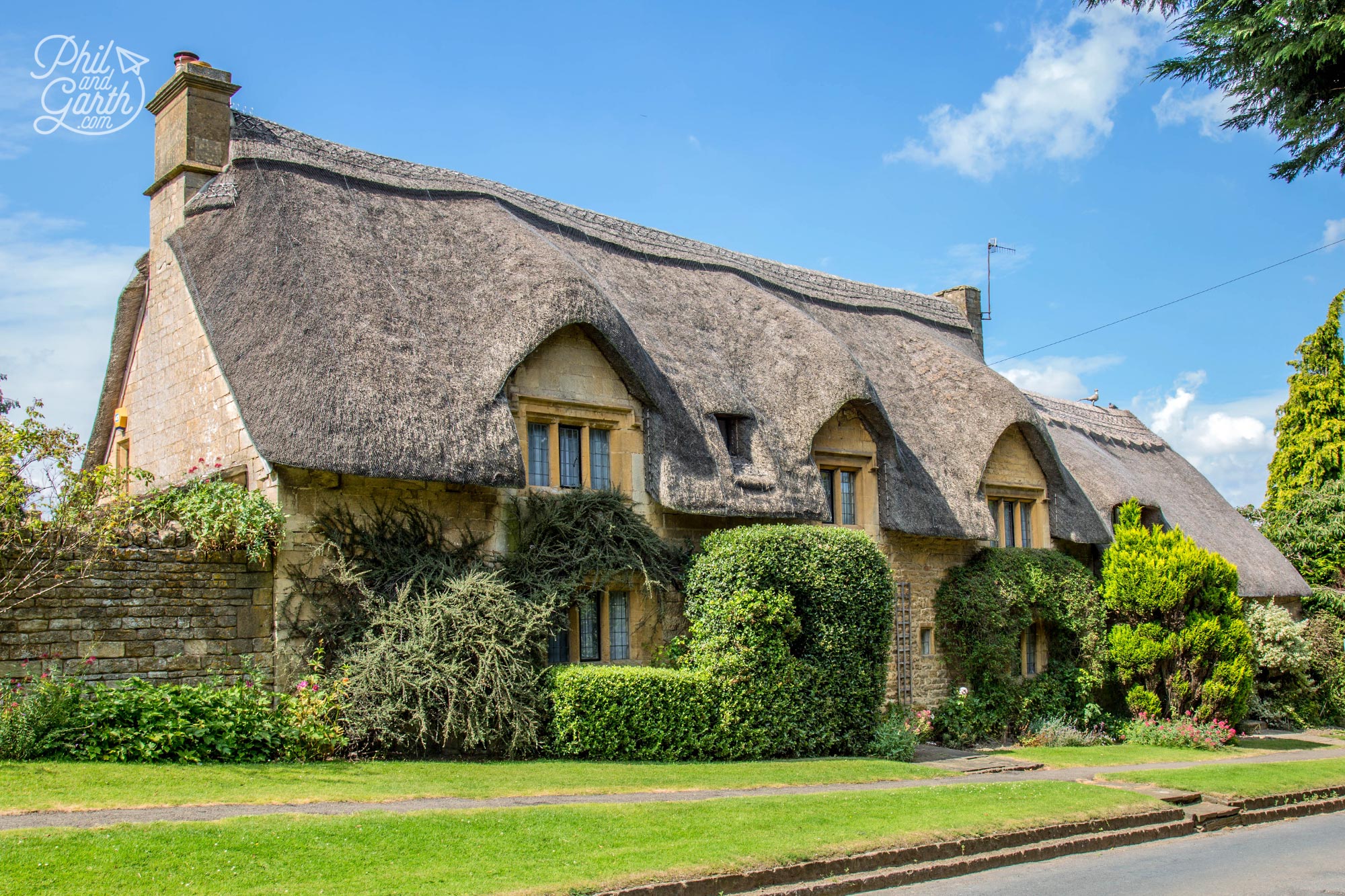 Another fine example of a Cotswold thatched cottage