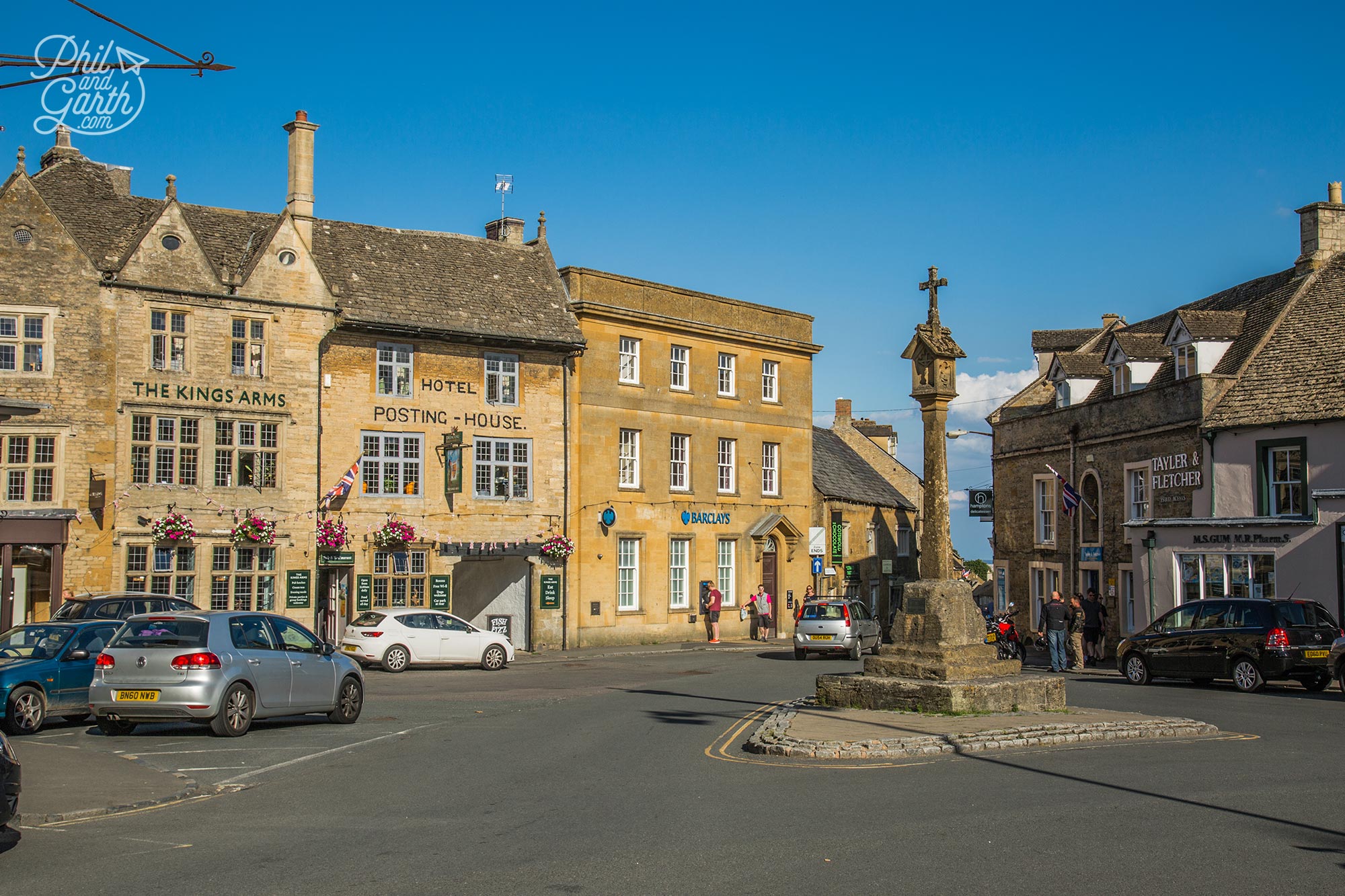 The ancient market cross at Stow-on-the-Wold