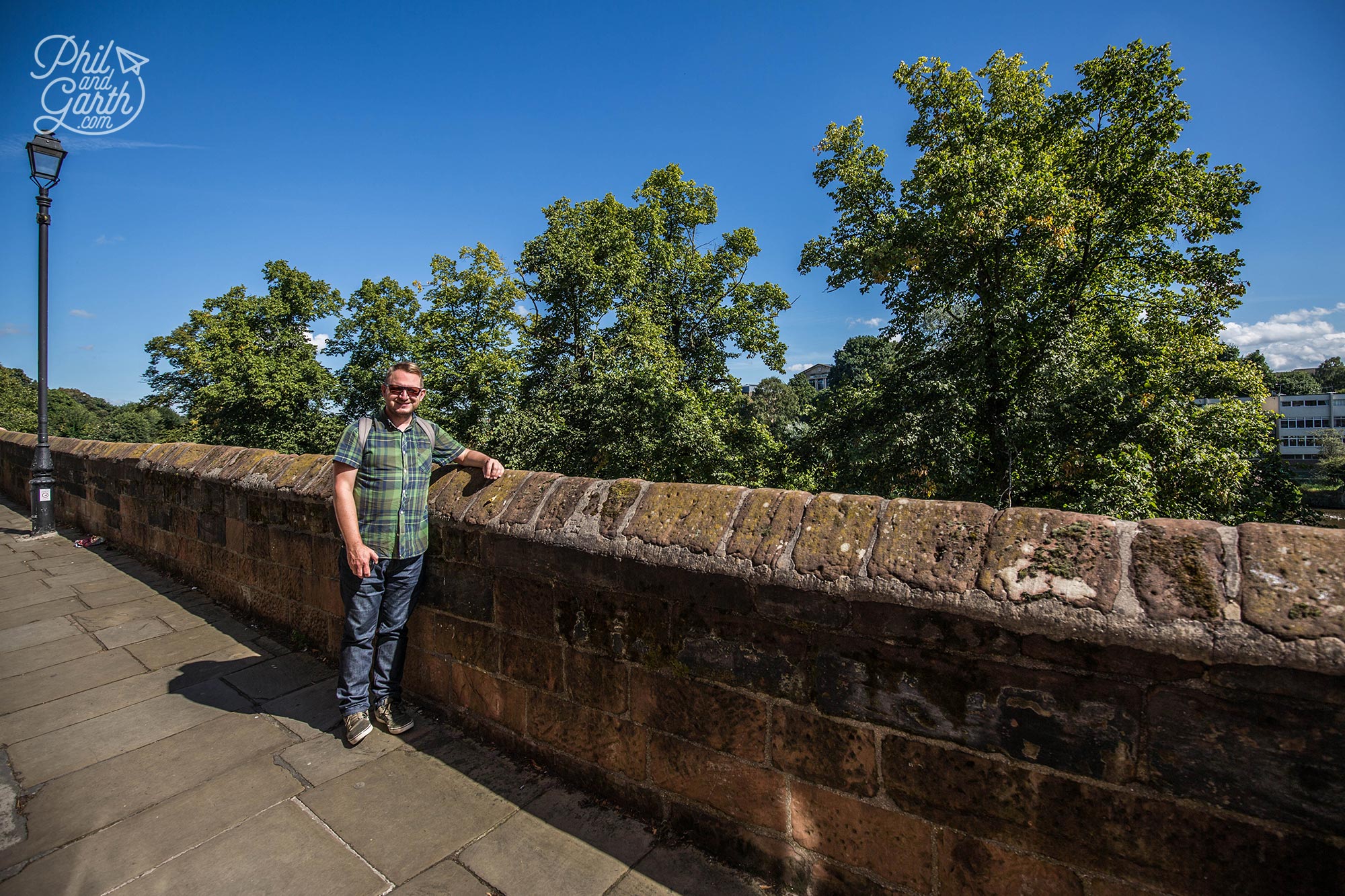 Garth on Chester's city wall near the River Dee