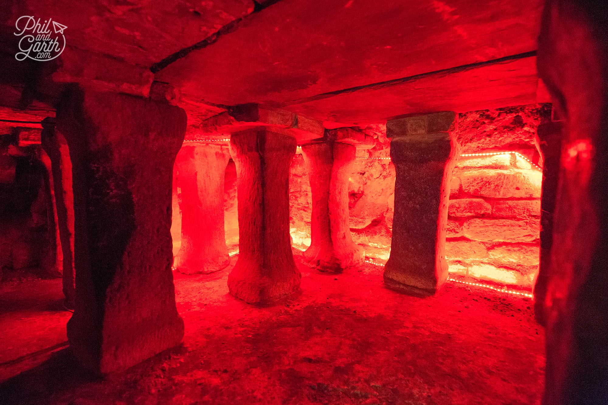 You can poke your head right inside this Roman hypocaust