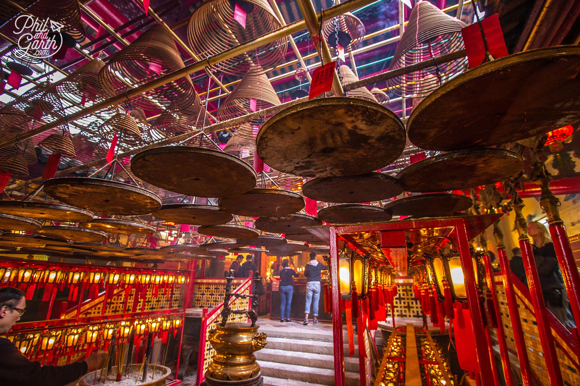 So atmospheric inside the Man Mo Temple