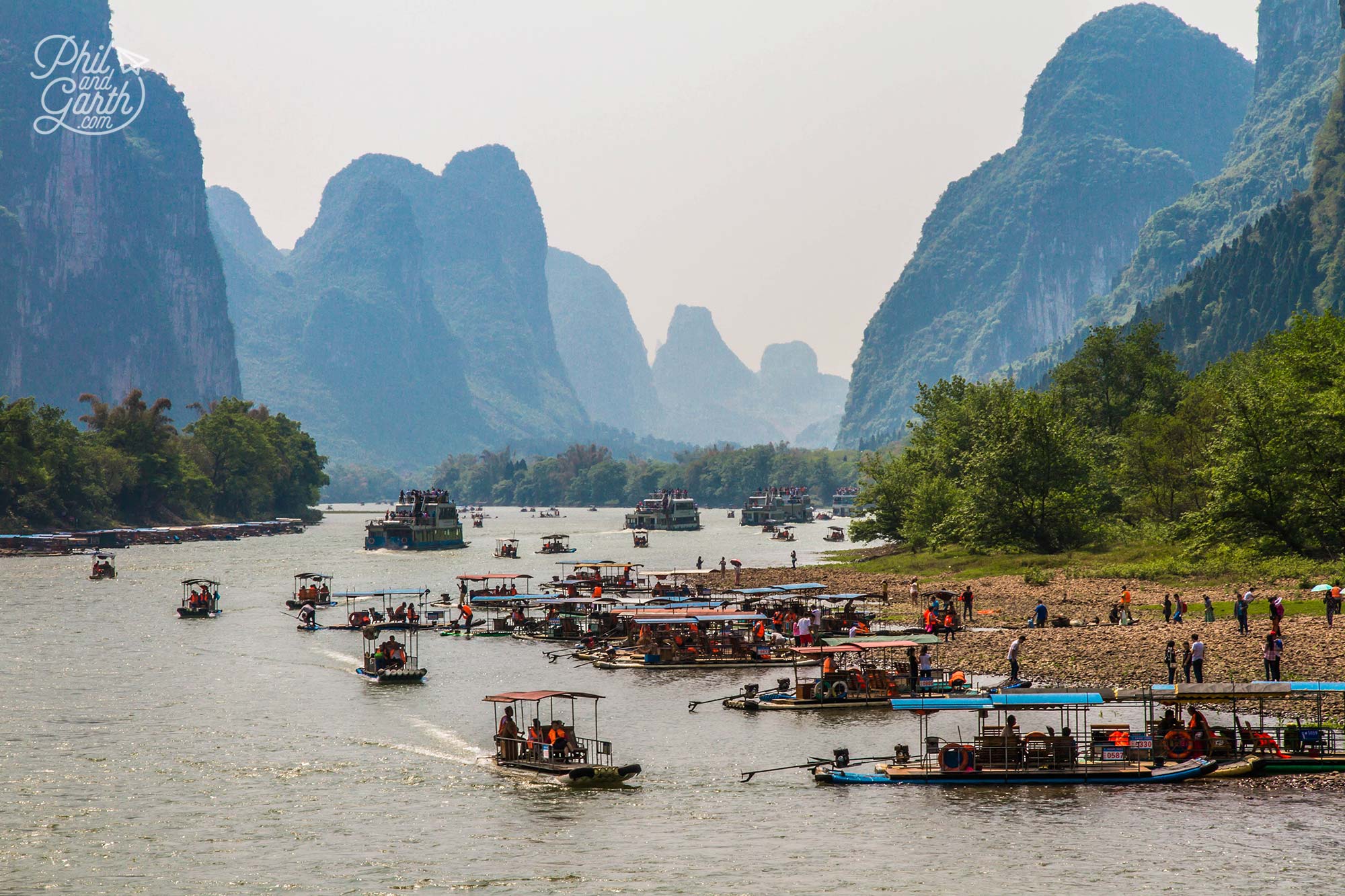 Li River boat cruise from Guilin to Yangshuo