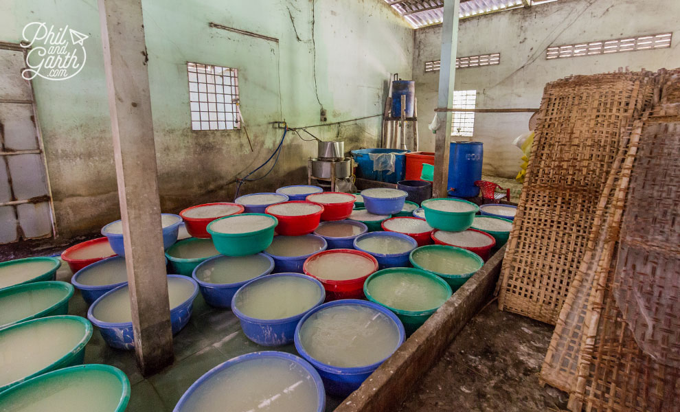 Rice noodle factory