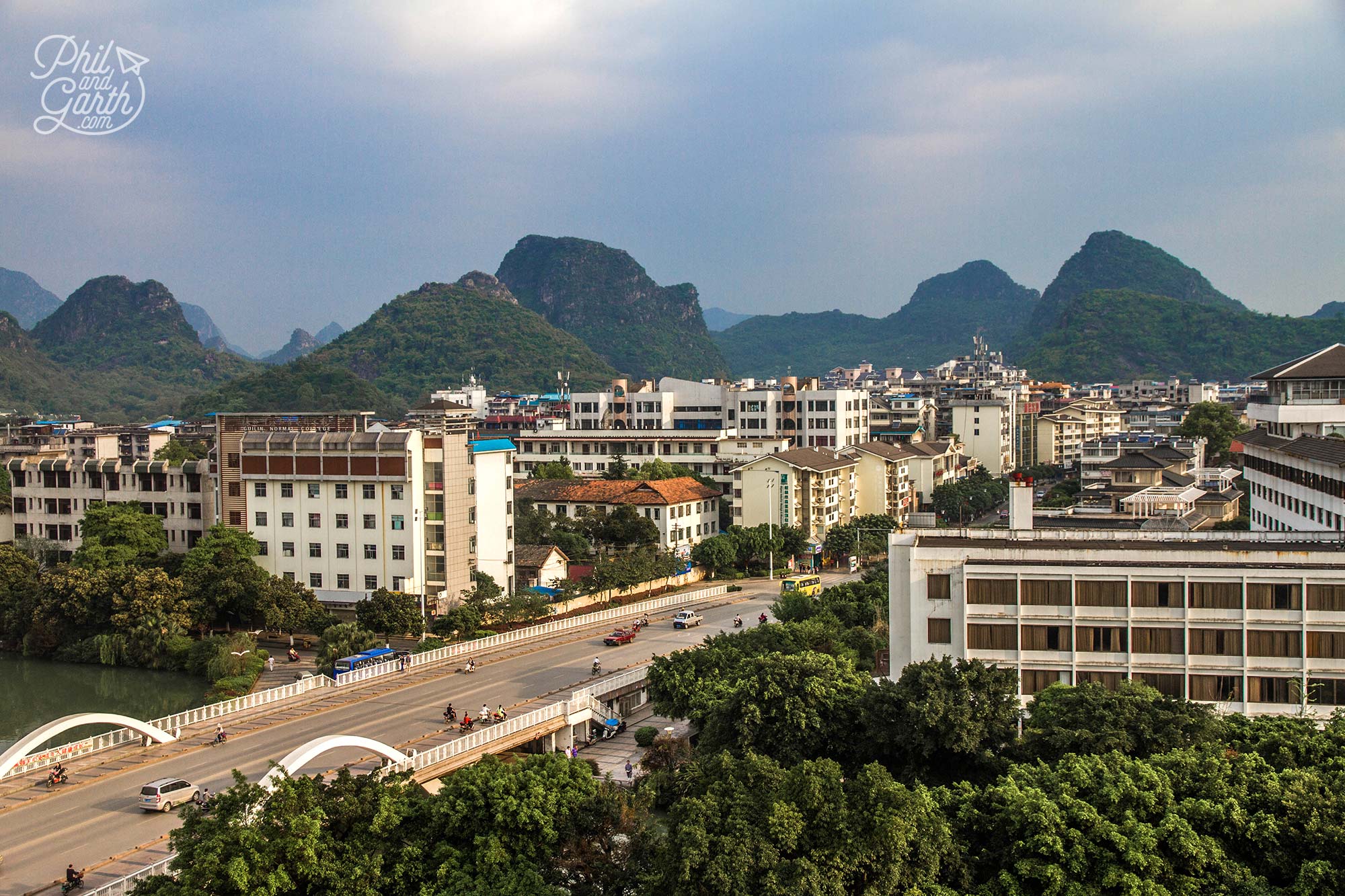 One dramatic view from our hotel in Guilin