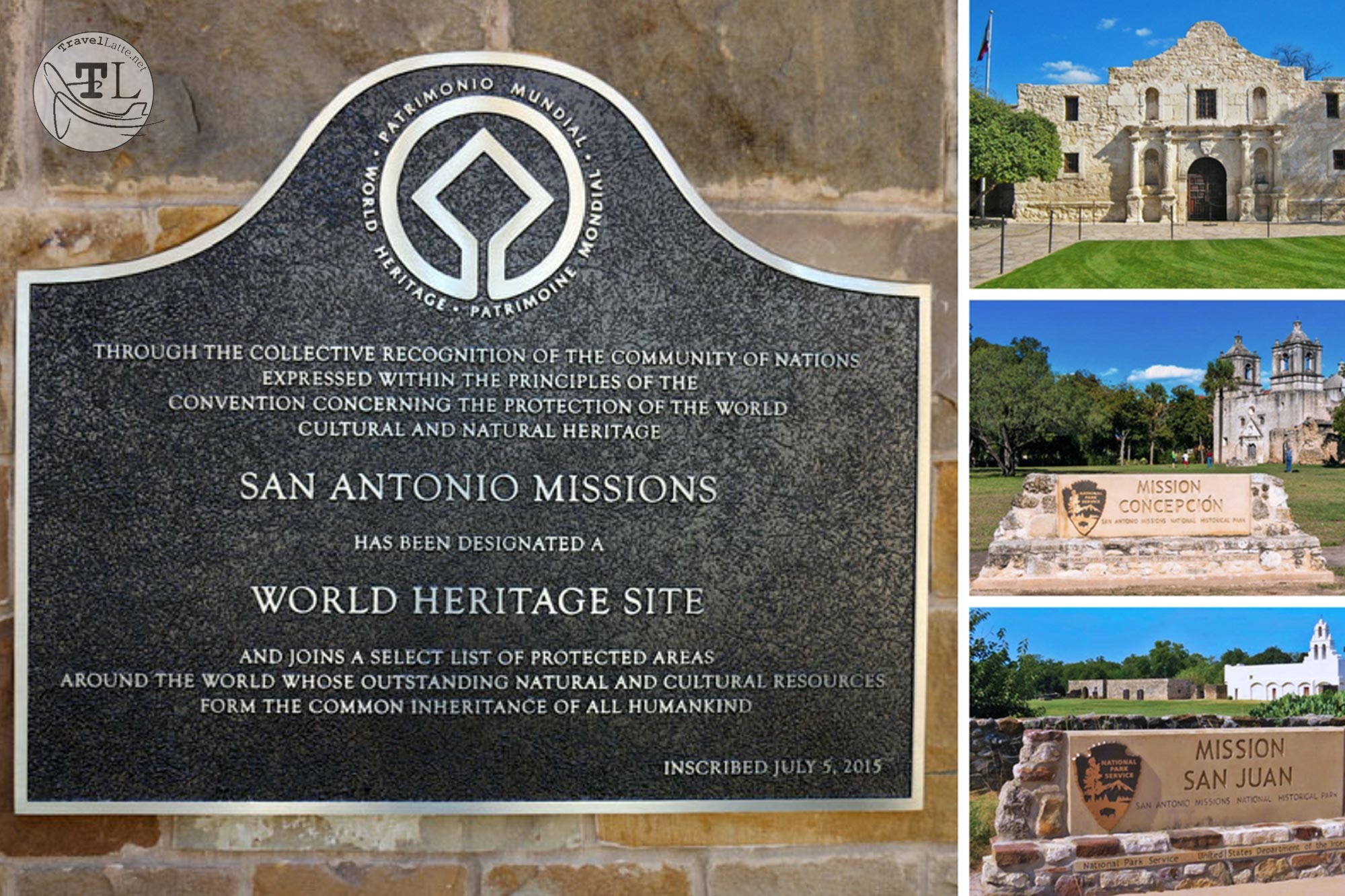 Comprised of five missions and a ranch, the Missions of San Antonio is the first UNESCO World Heritage site in Texas