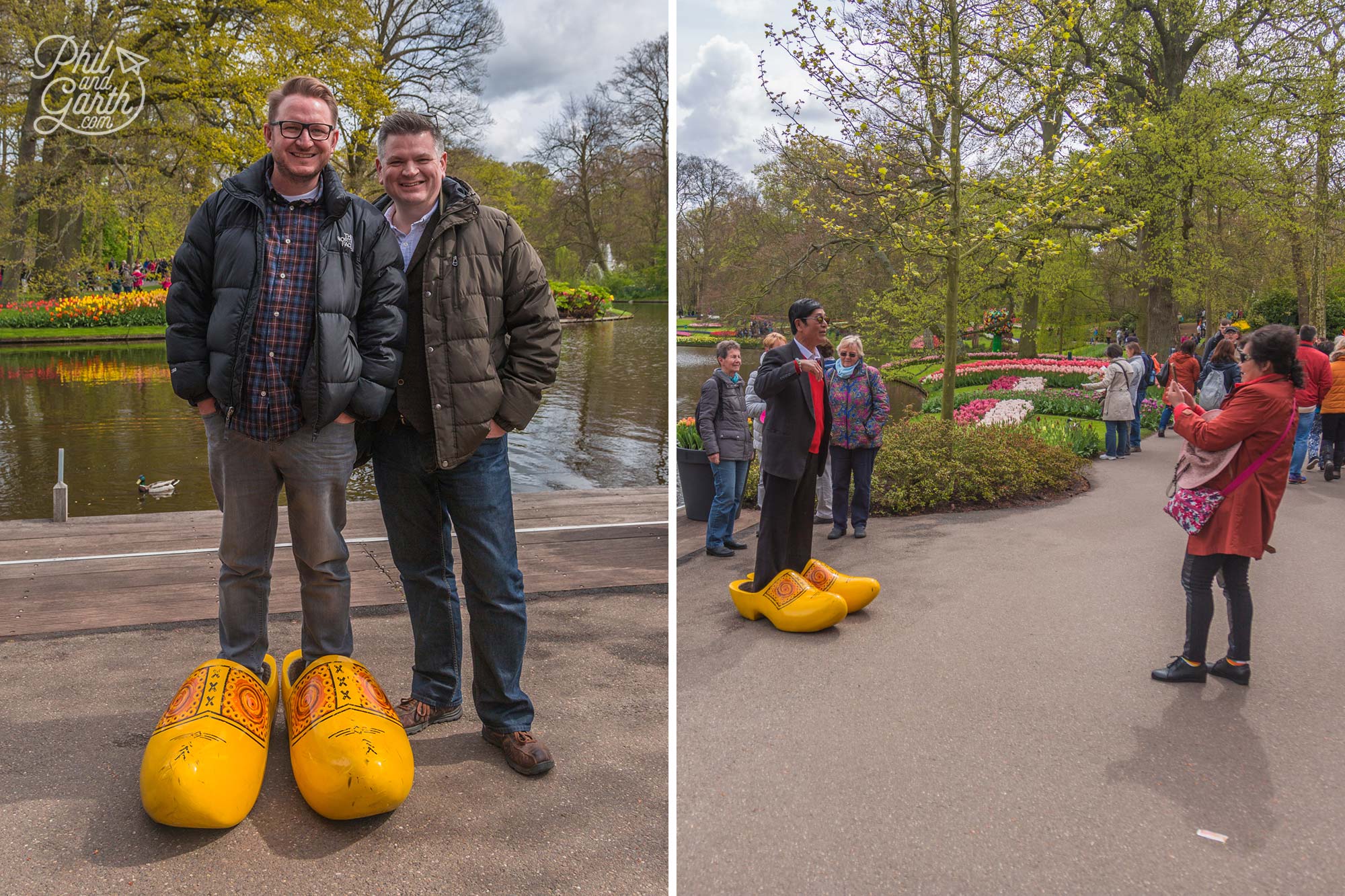 Fun photo opportunities with some Dutch clogs