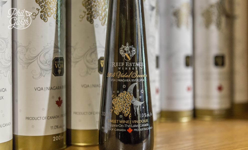 Icewine from The Reif Estate Winery