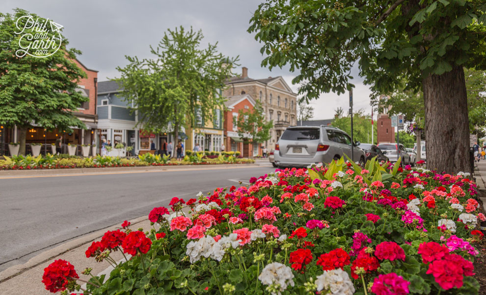 Niagara-on-the-Lake blooming lovely floral displays