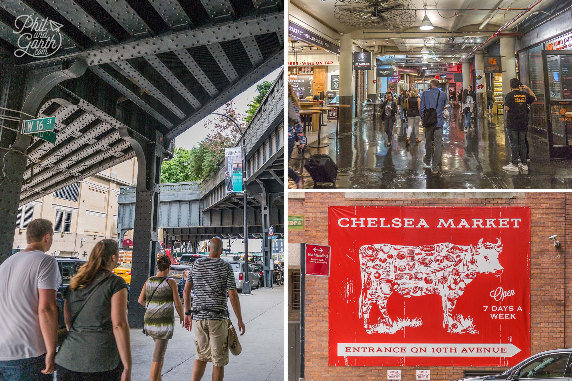 Chelsea Market for independent food and drink shops New York City