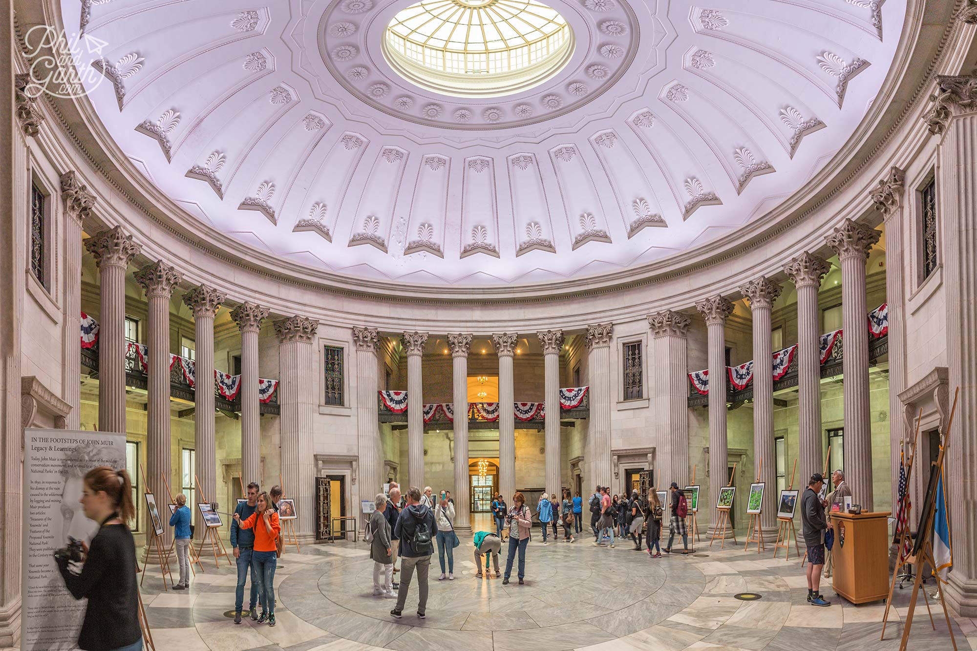 Federal Hall - the main hall of the memorial