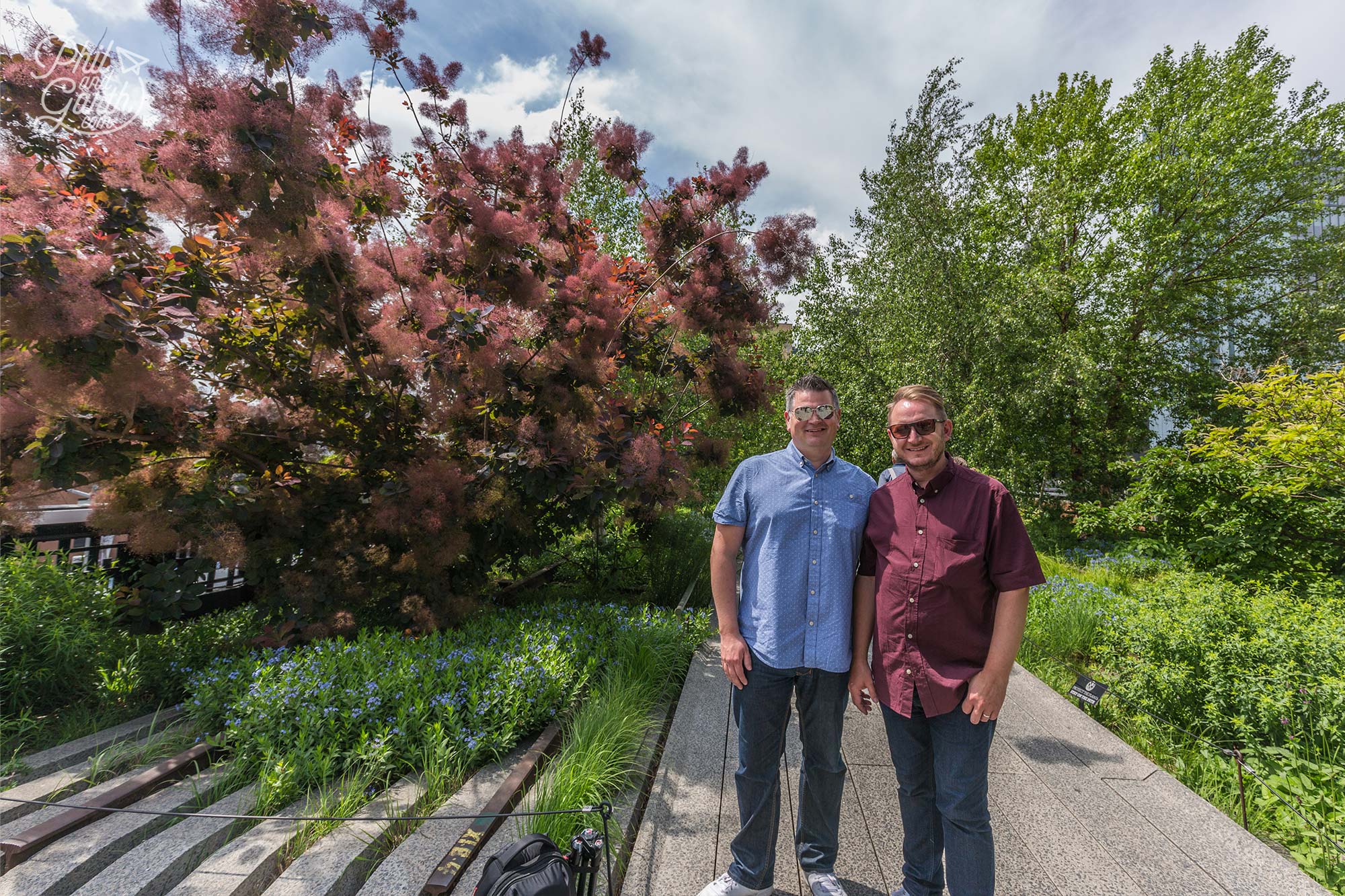 Phil and Garth on The High Line