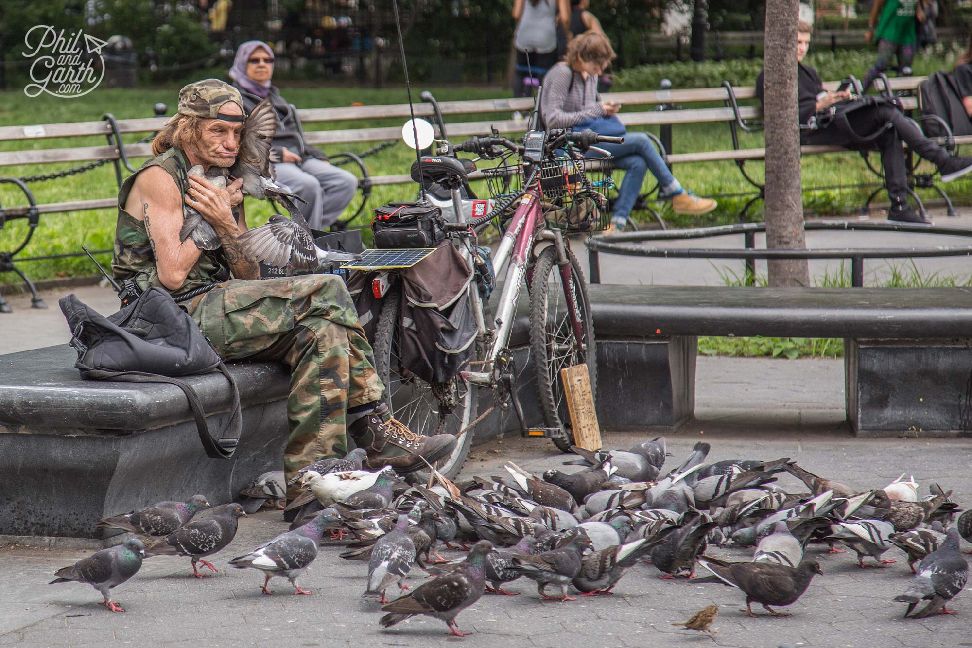 The Pigeon Man of Washington Square Park