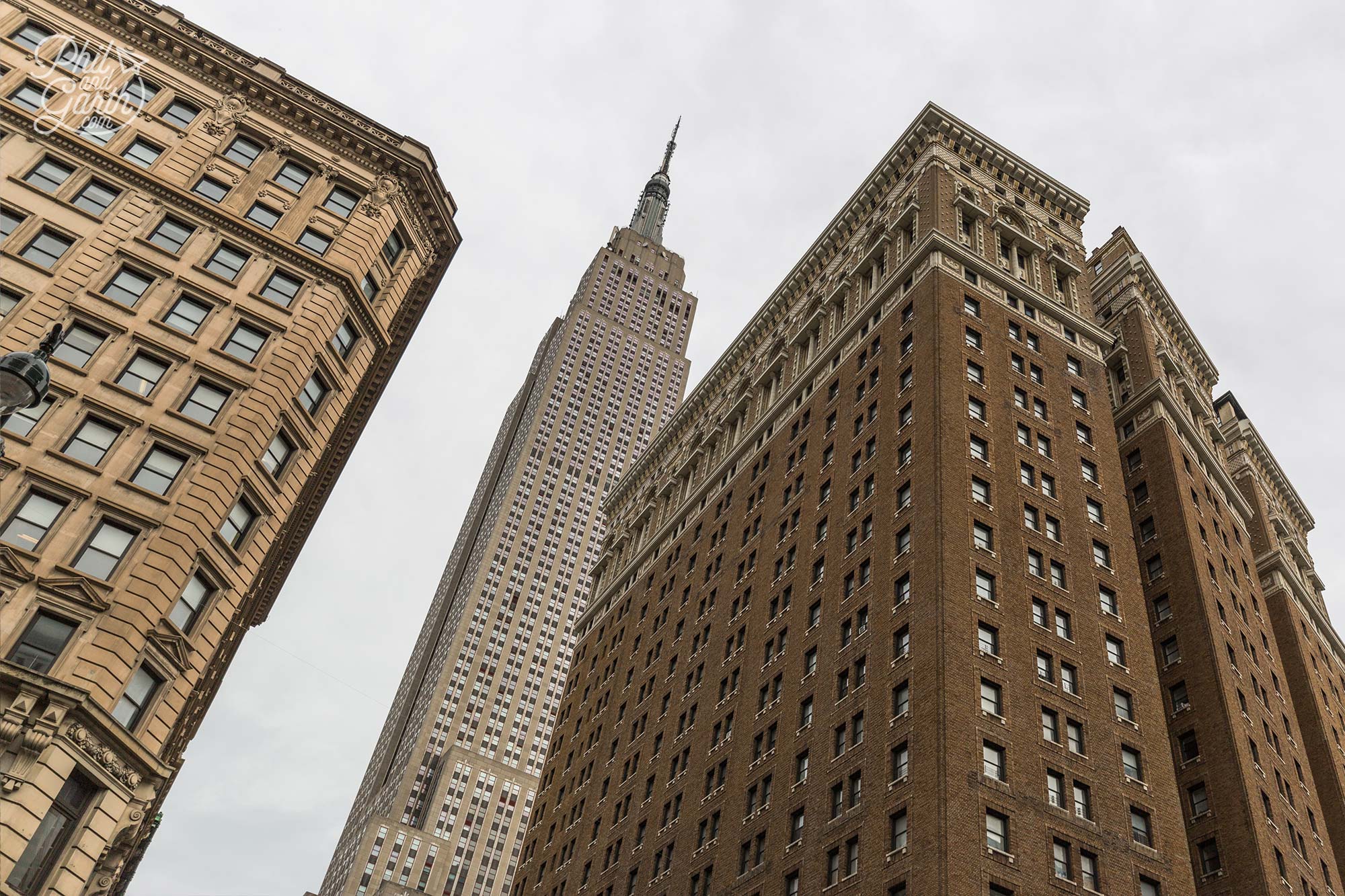 The iconic Empire State Building