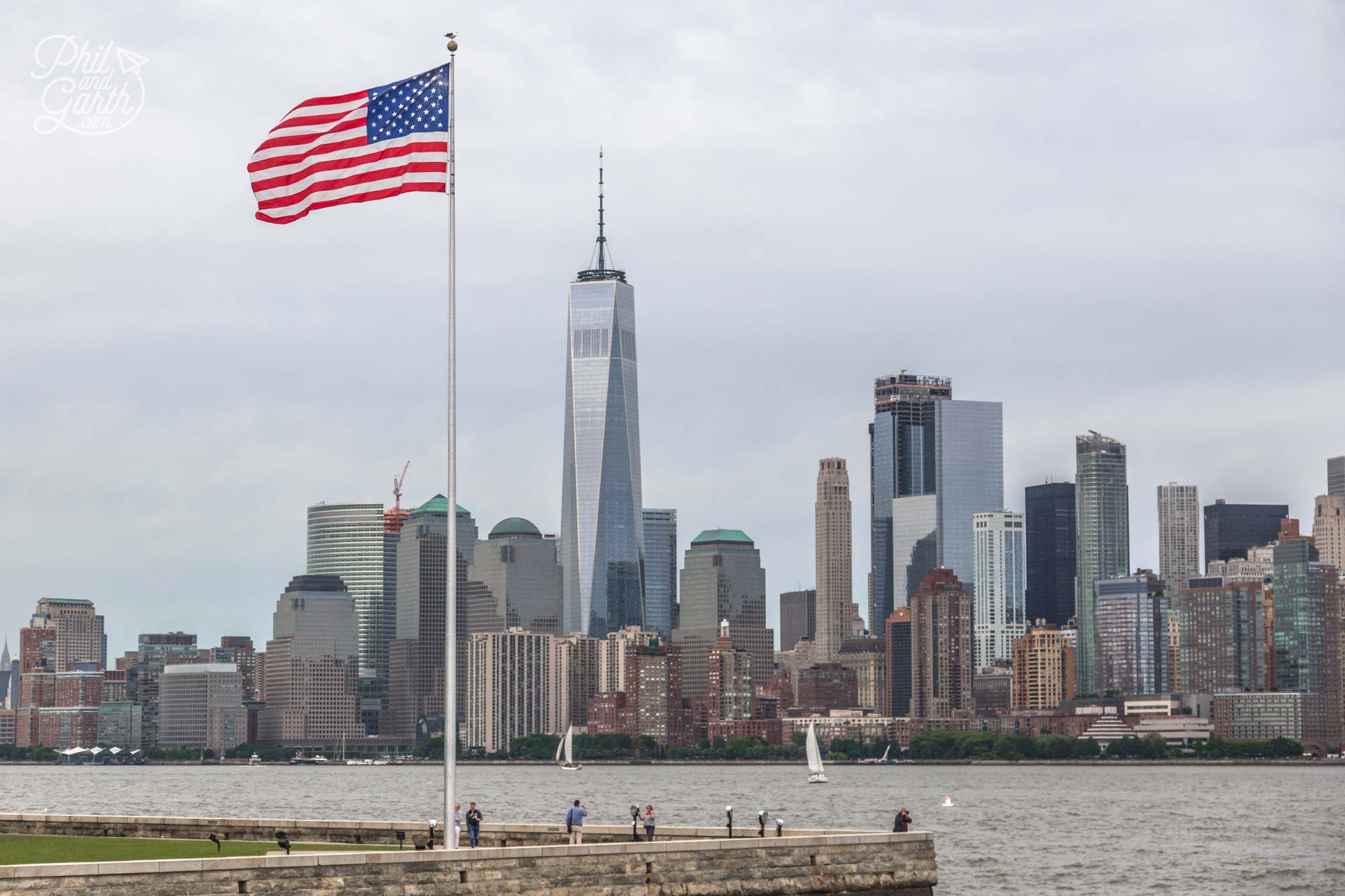 The views of Manhattan from Liberty Island are excellent too