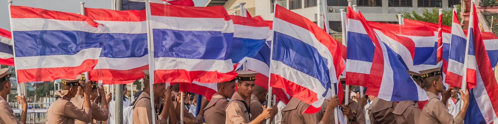 Thailand flags