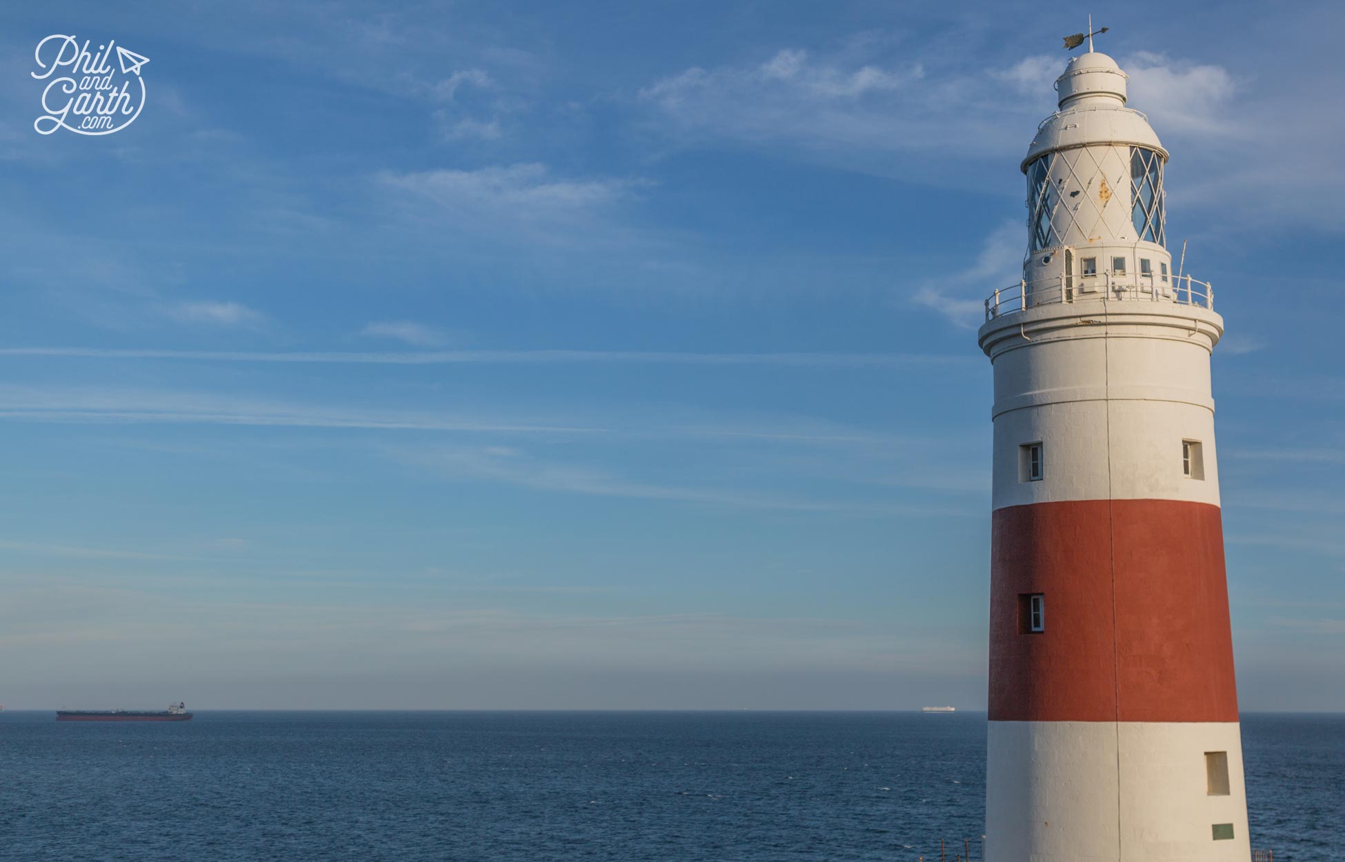 Europa Point lighthouse the southernmost point of Gibraltar