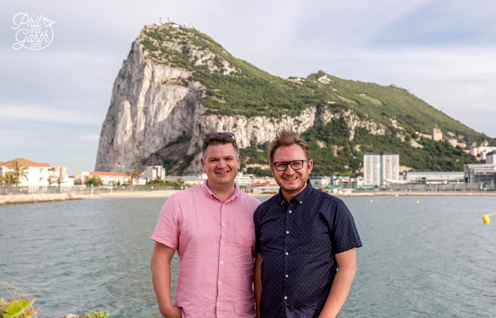 Phil and Garth in Gibraltar