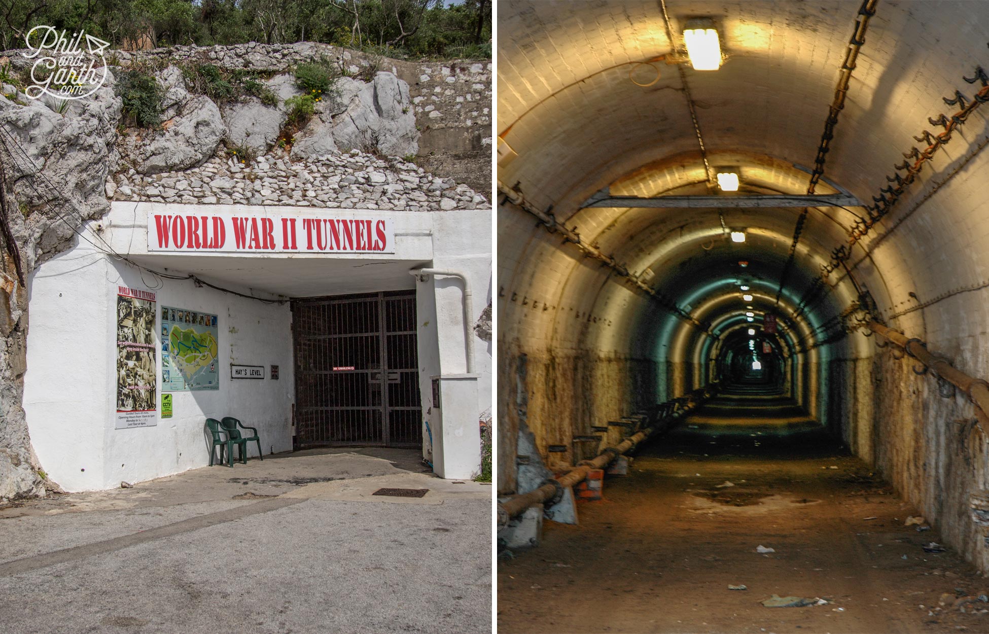 Miles of disused tunnels
