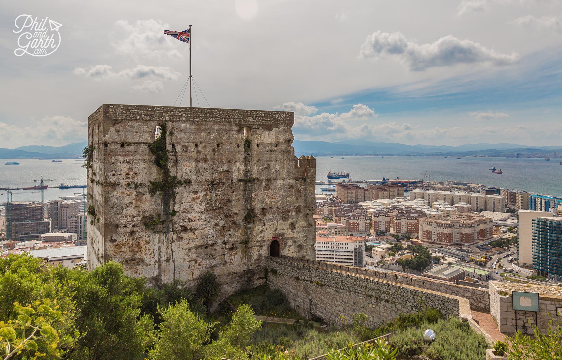 The medieval fortification of the Moorish Castle