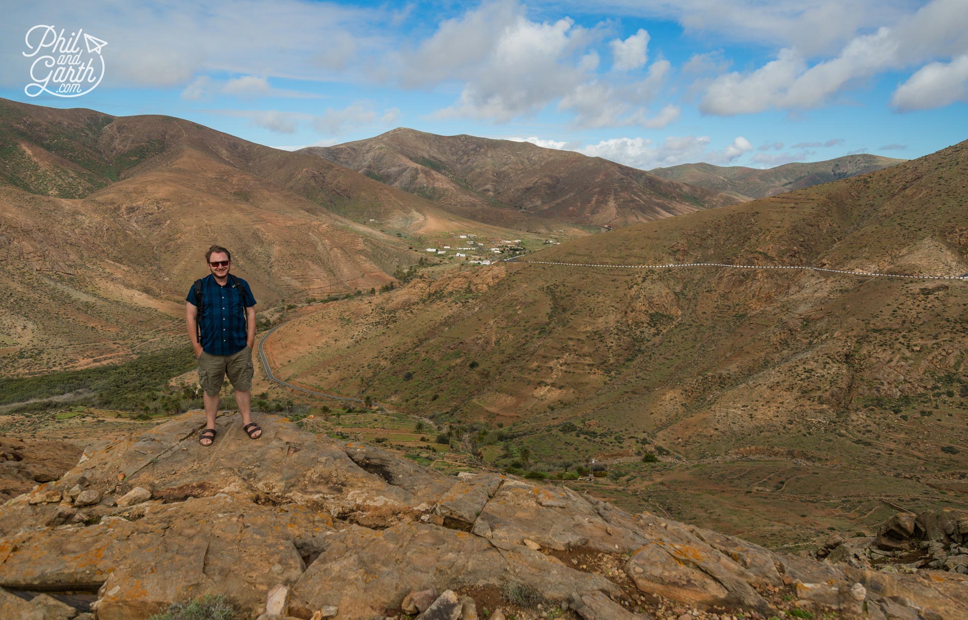 Garth at the Mirador Las Penitas viewpoint