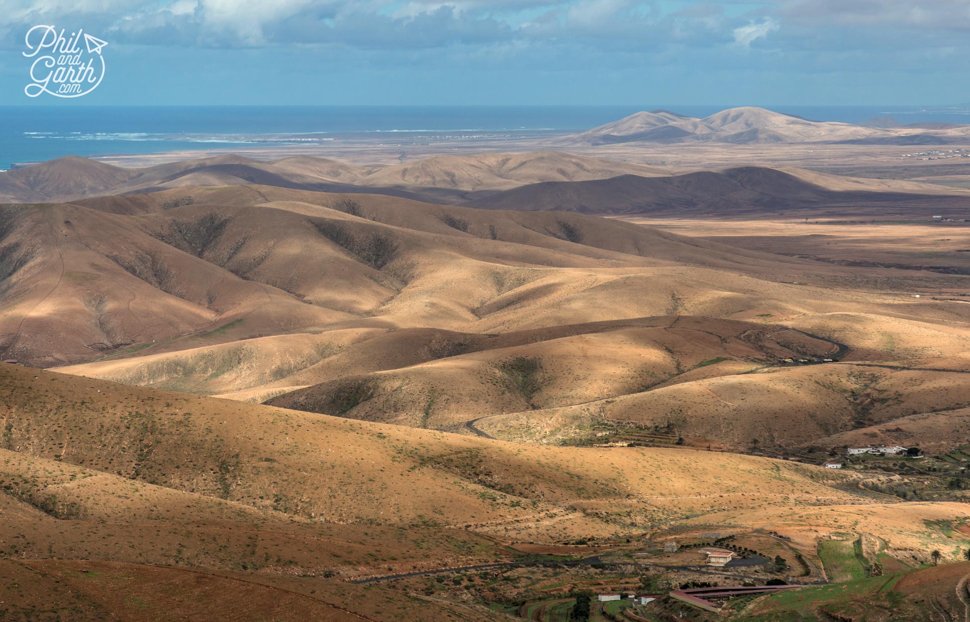 Extinct volcanoes and old lavascapes have created this stunning terrain