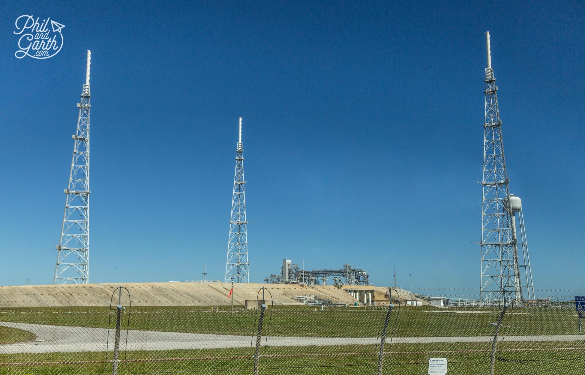 Lightning Towers Stand Tall at NASA Kennedy's Launch Pad 39B - NASA