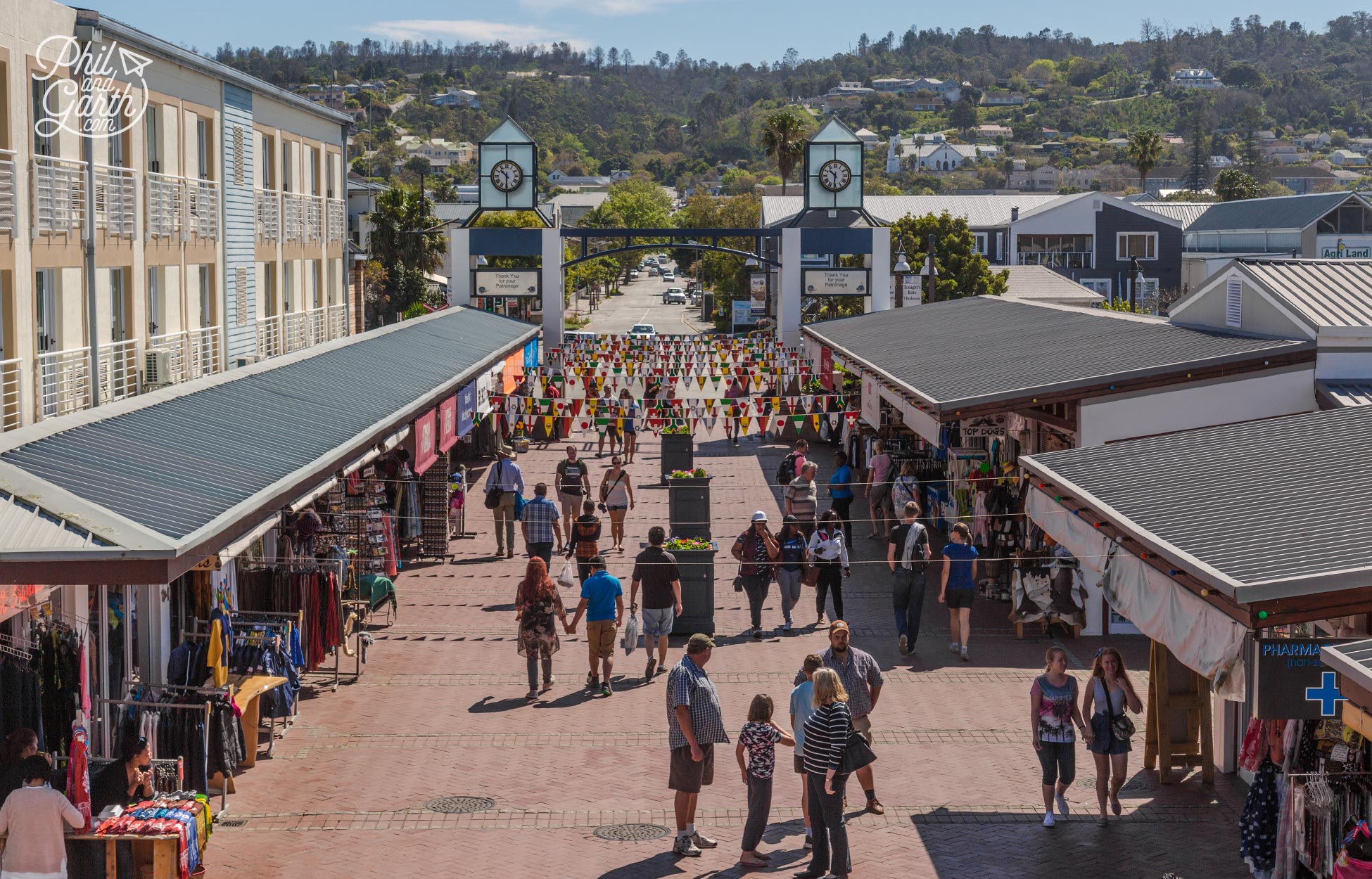 Plenty of shopping opportunities in Knysna