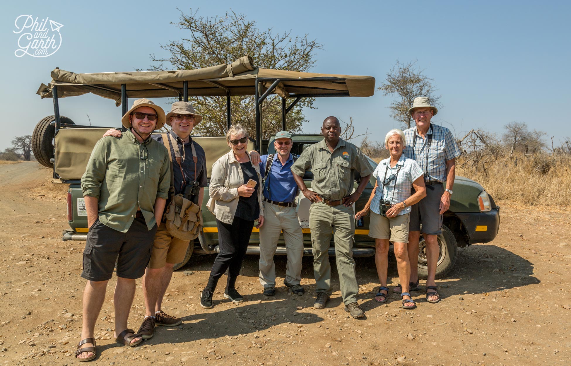 2 day Kruger National Park Safari - Time for a quick group shot with our guide Eric