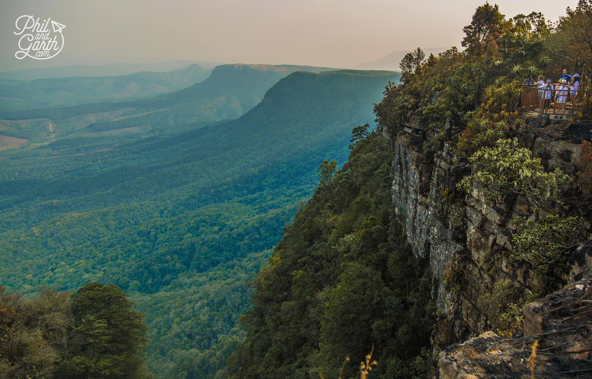 One of the high viewing platforms