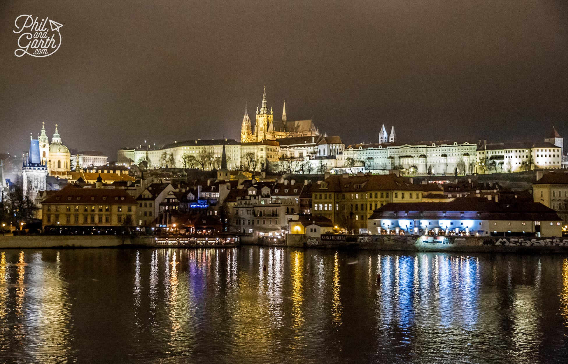 Magnificent Prague Castle by night