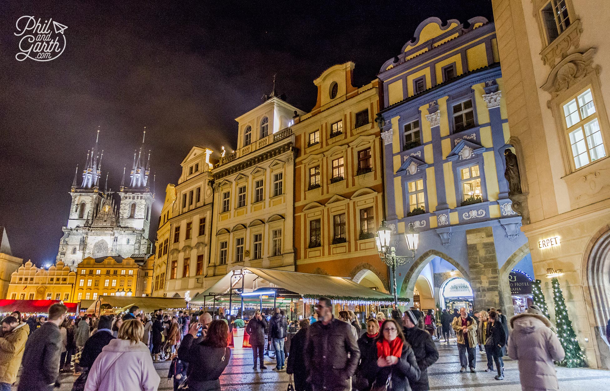 Prague Old Town by night