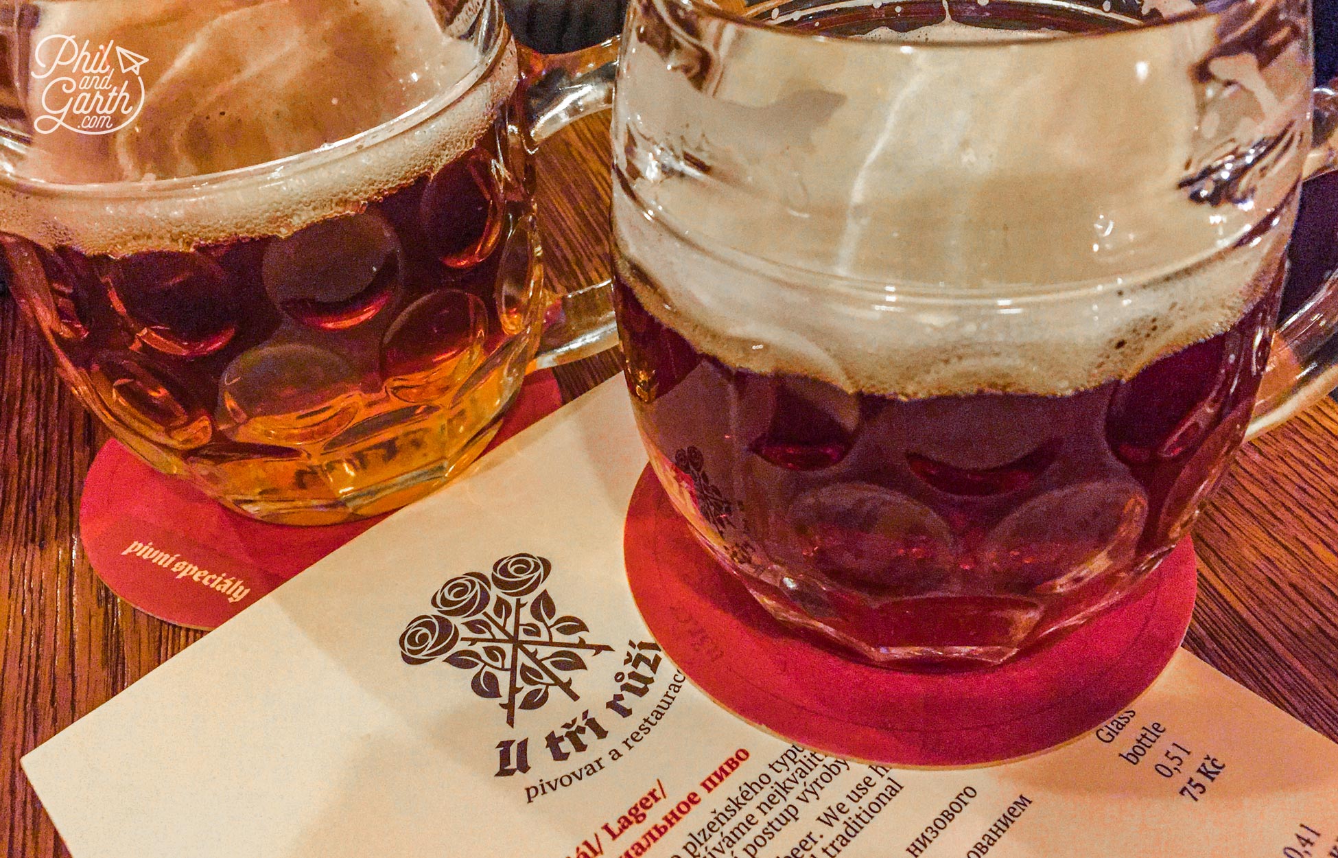 Beer is cheaper than water in Prague!