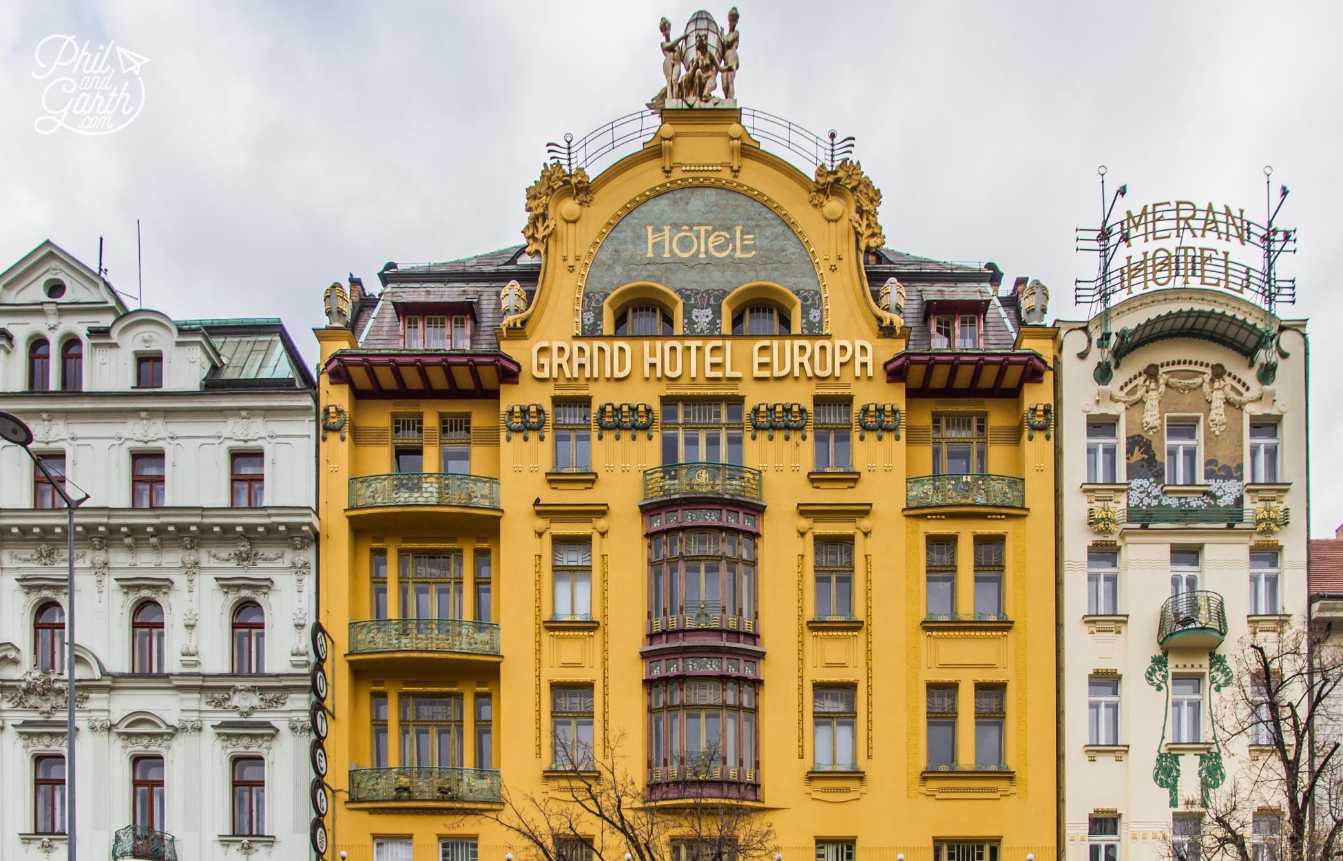 The Grand Hotel Europa on Wenceslas Square