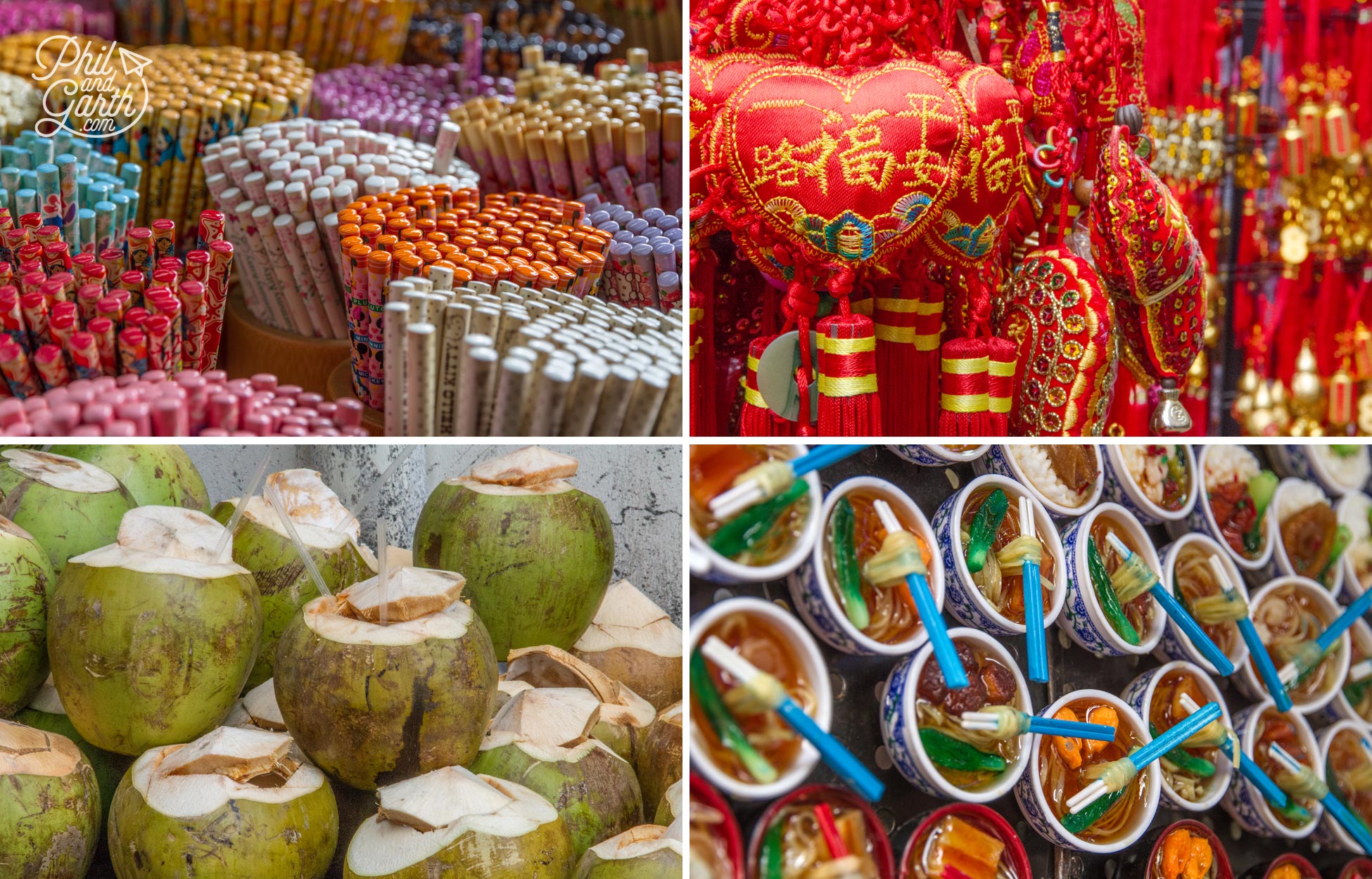 Lots of food and souvenir shopping opportunities in Chinatown