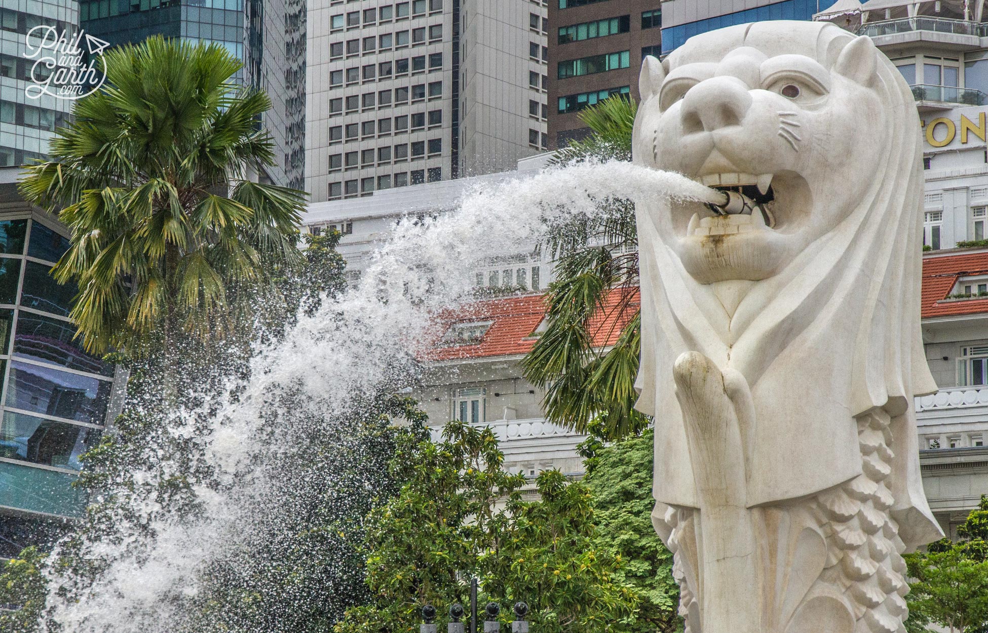 The Merlion - There are a total of 5 statues across Singapore