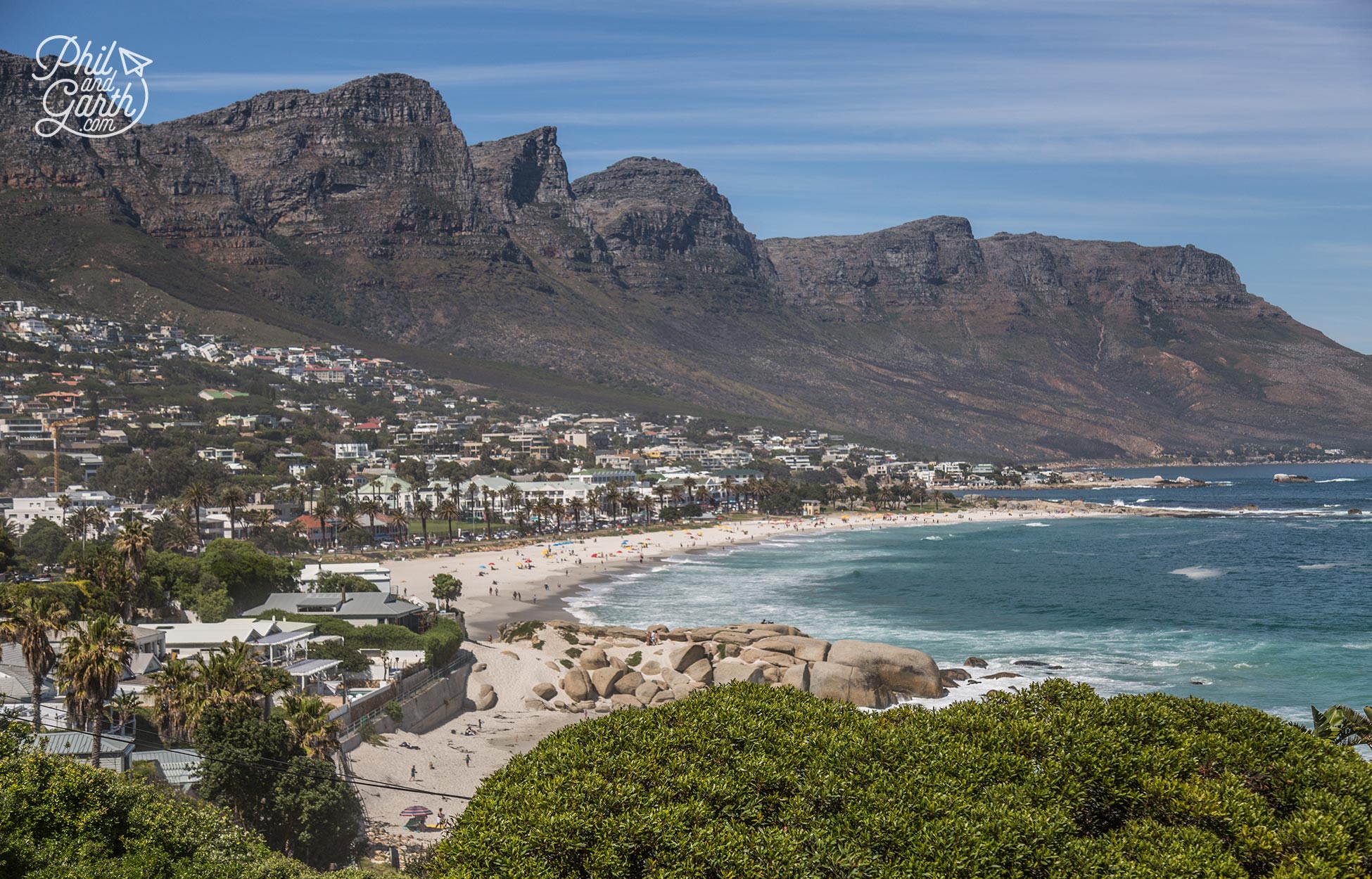 Upmarket Camps Bay is Cape Town's favourite beach