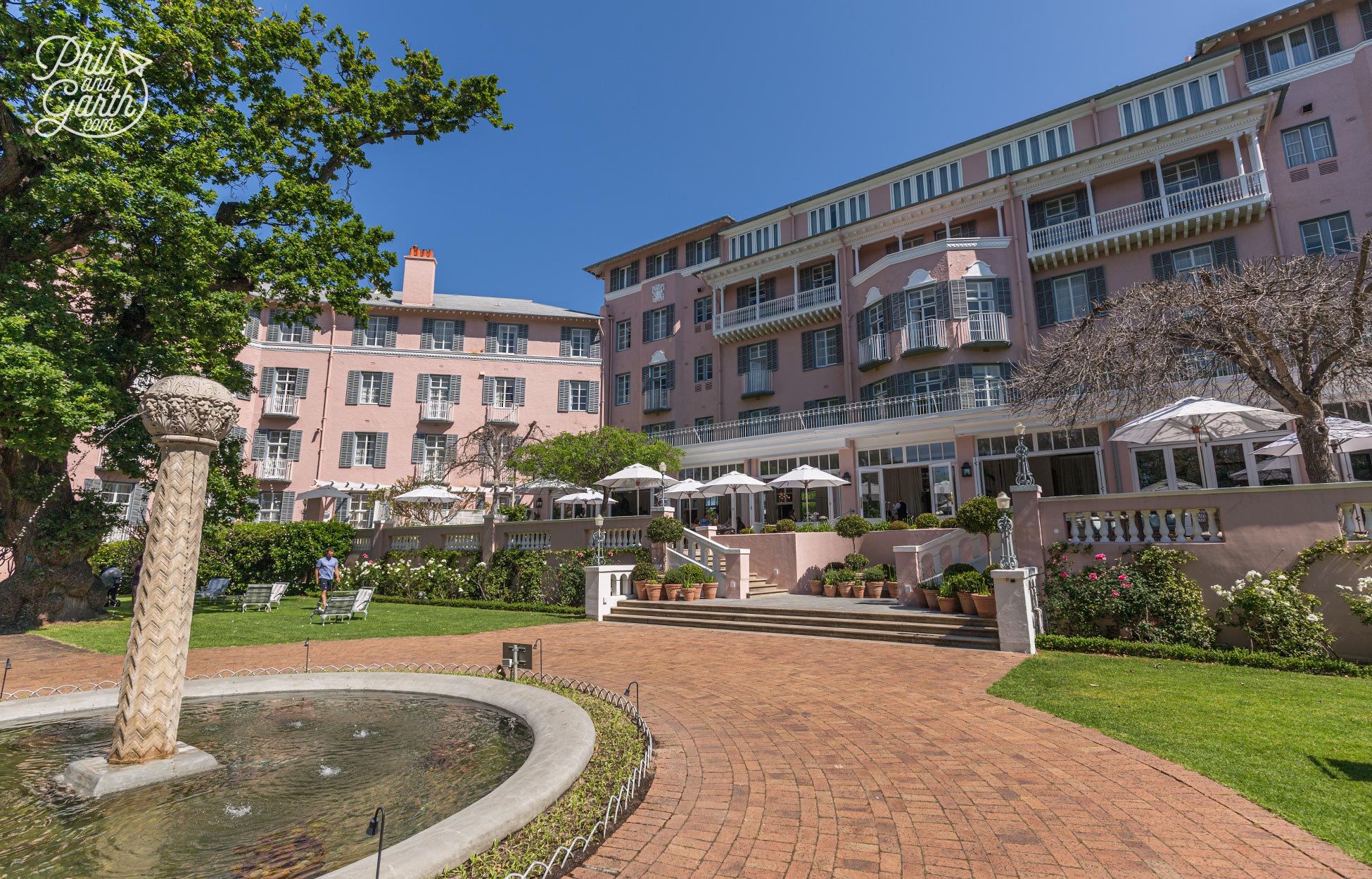 The glamourous Mount Nelson Hotel, Cape Town