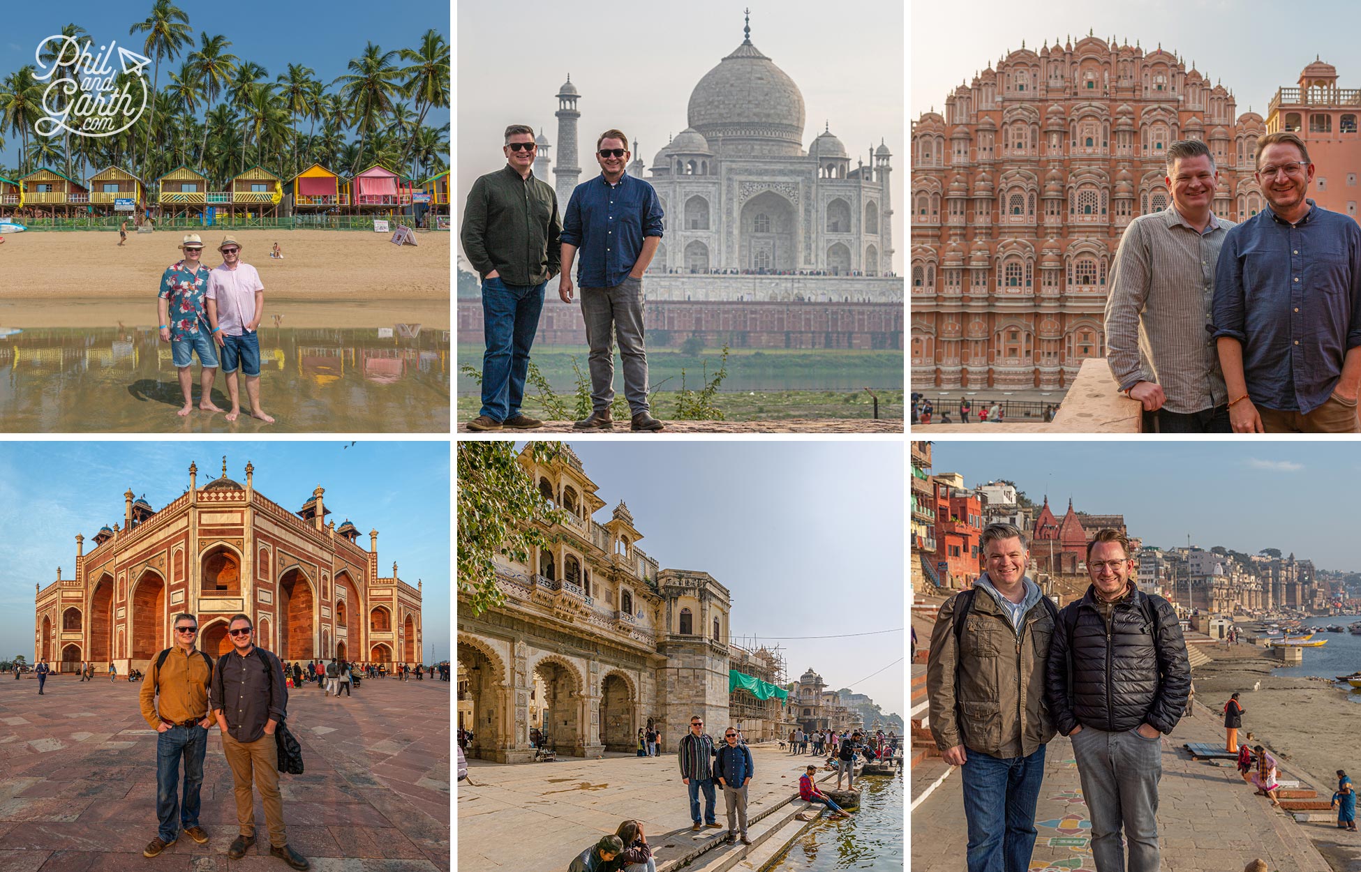 Phil and Garth in India
