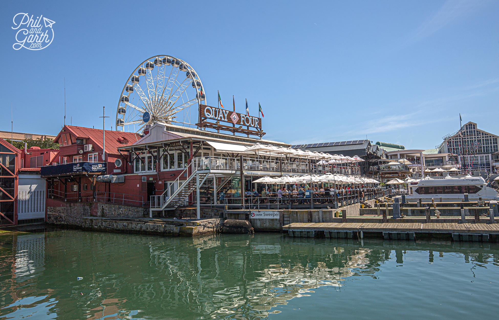 The Victoria & Albert Waterfront is quite chic, with perfect views of Table Mountain