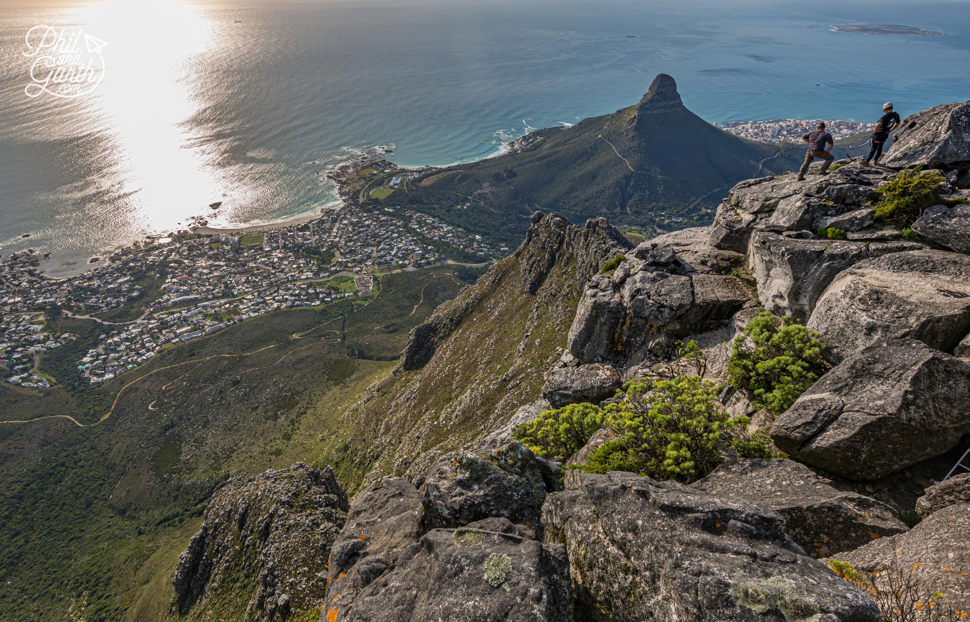 View of the famous Lions Head mountain