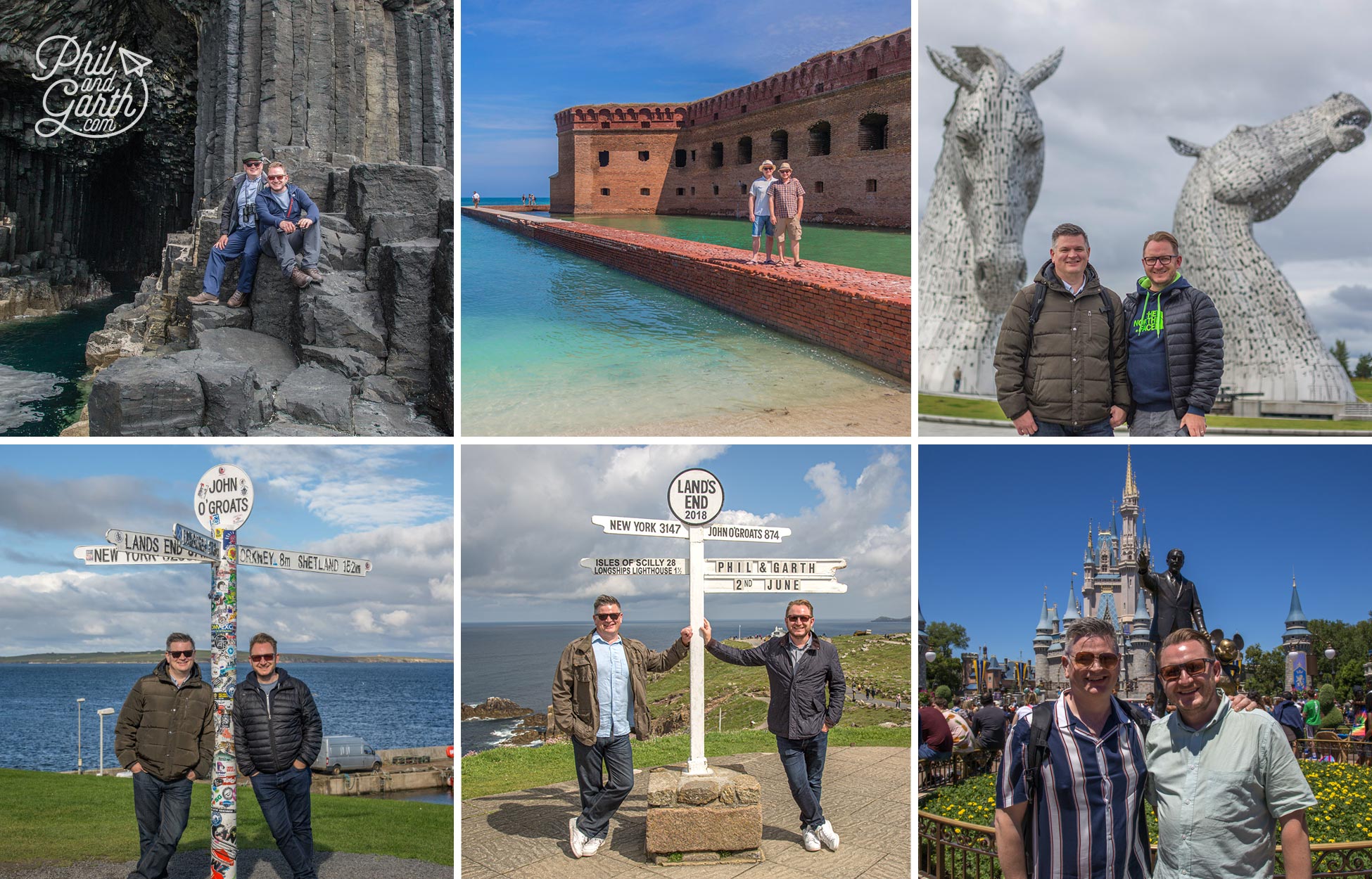 Phil and Garth Lands End and John O Groats