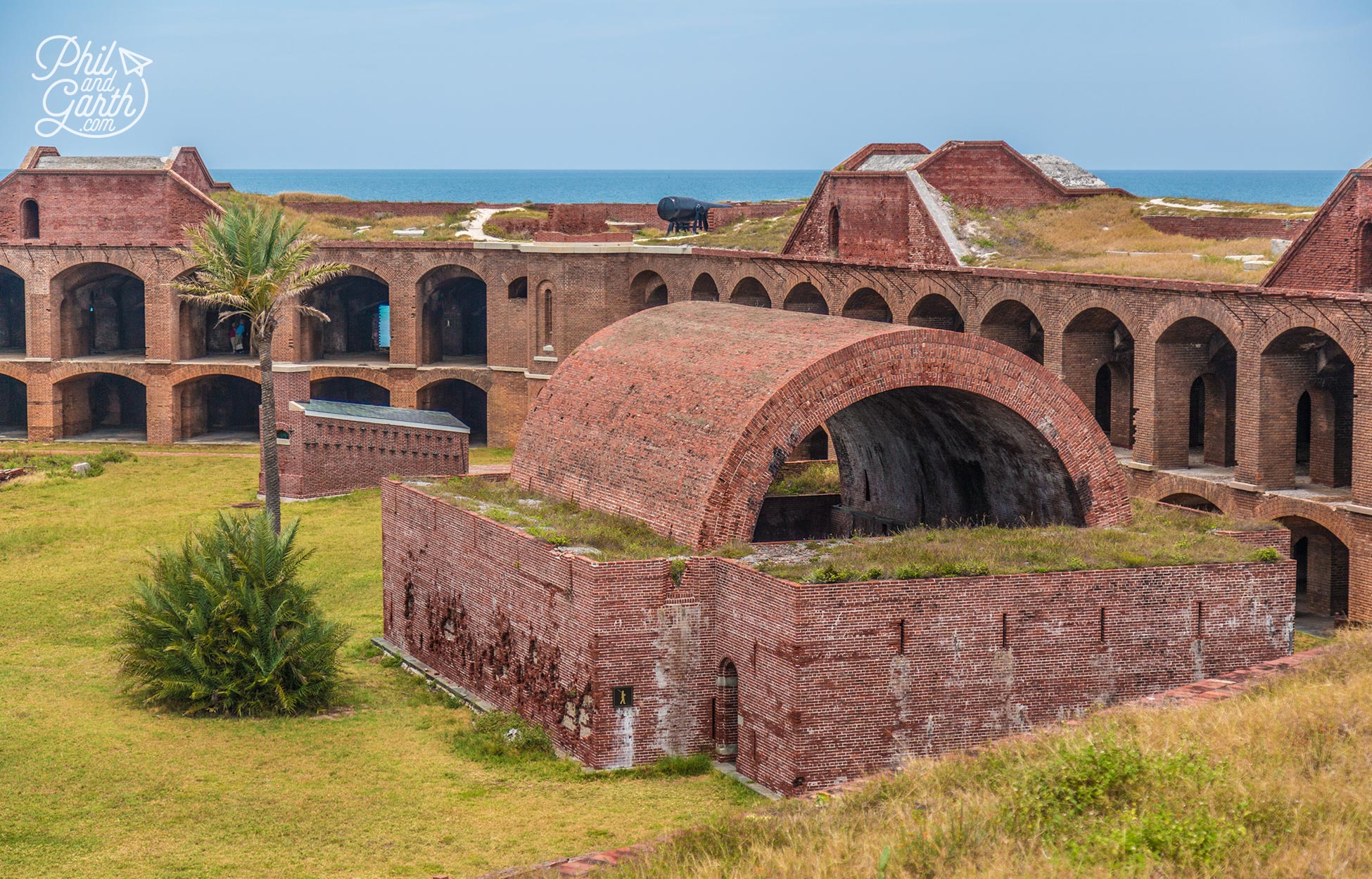 An old magazine building used to store gunpowder