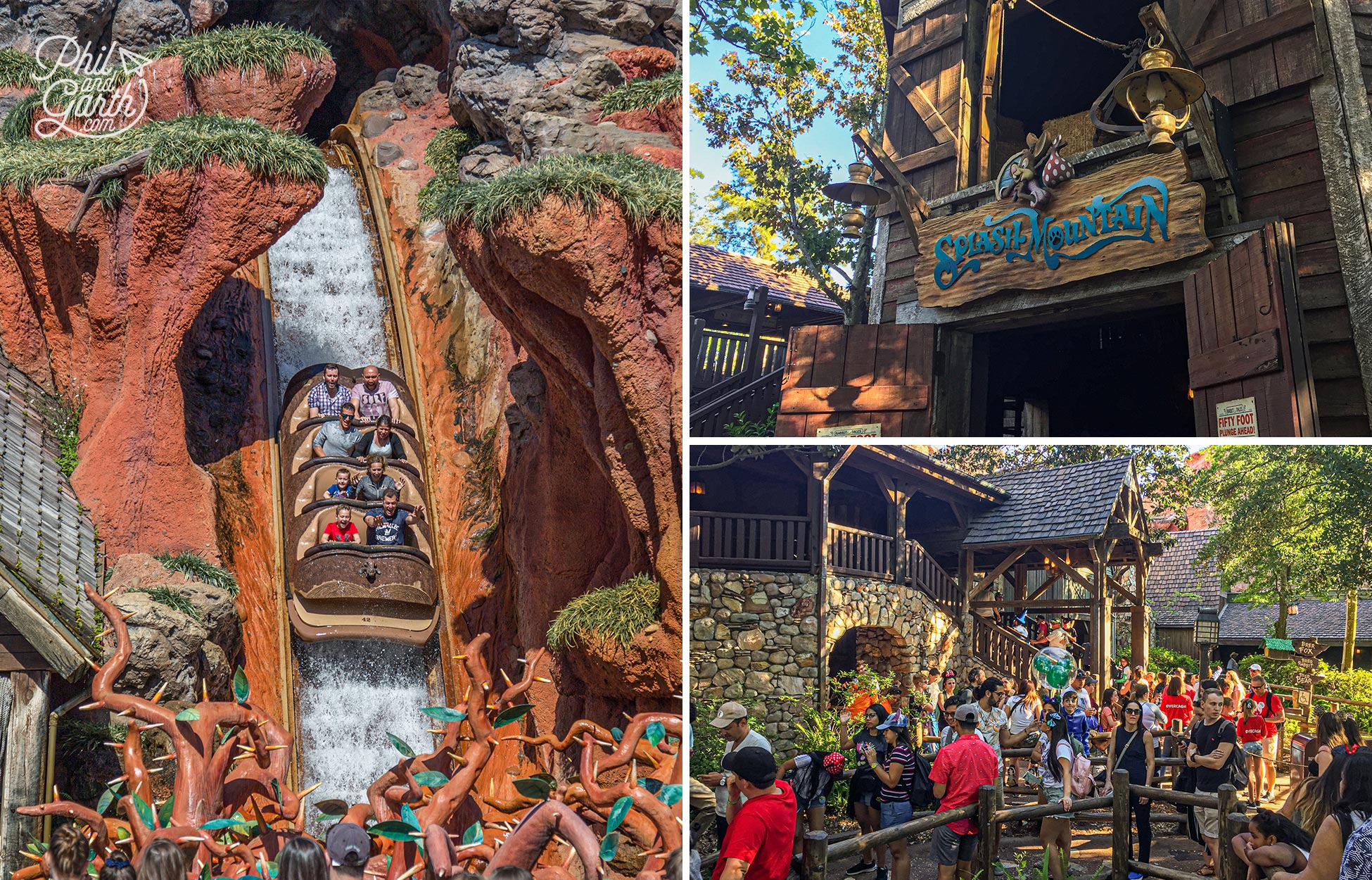 Splash Mountain at Frontierland